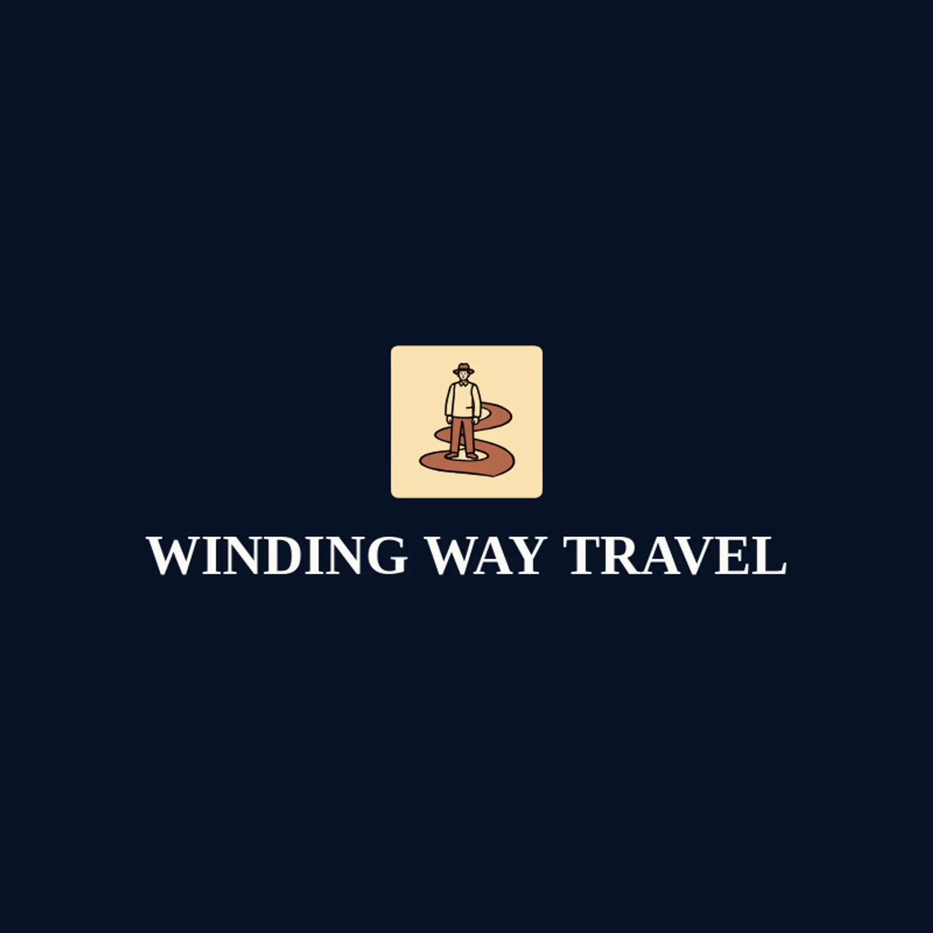 Winding Way Travel logo for travel agent