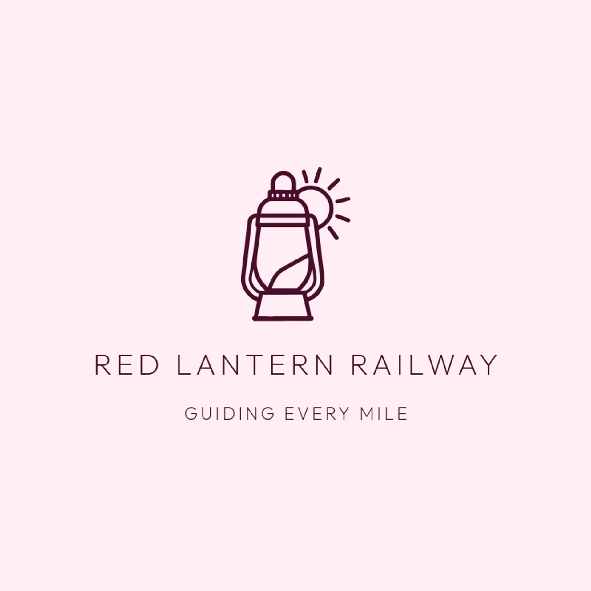 Red Lantern Railway logo for railway