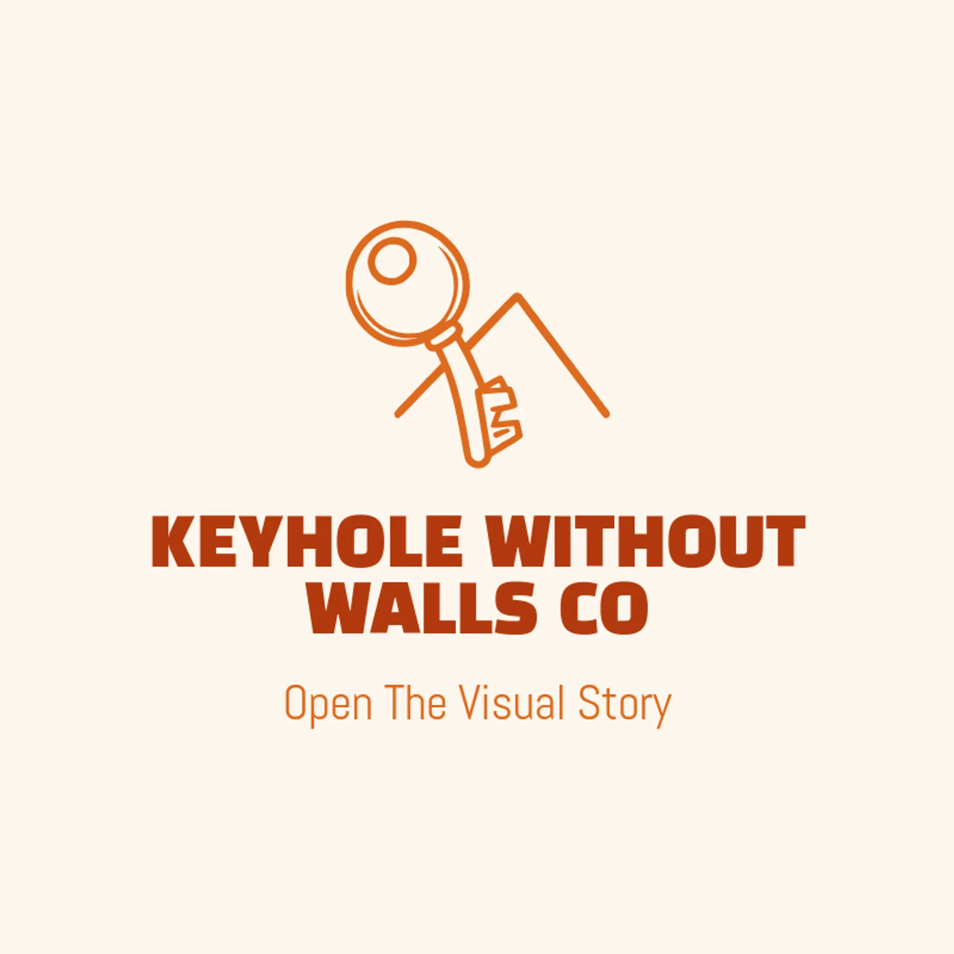 Keyhole Without Walls Co logo for negative space