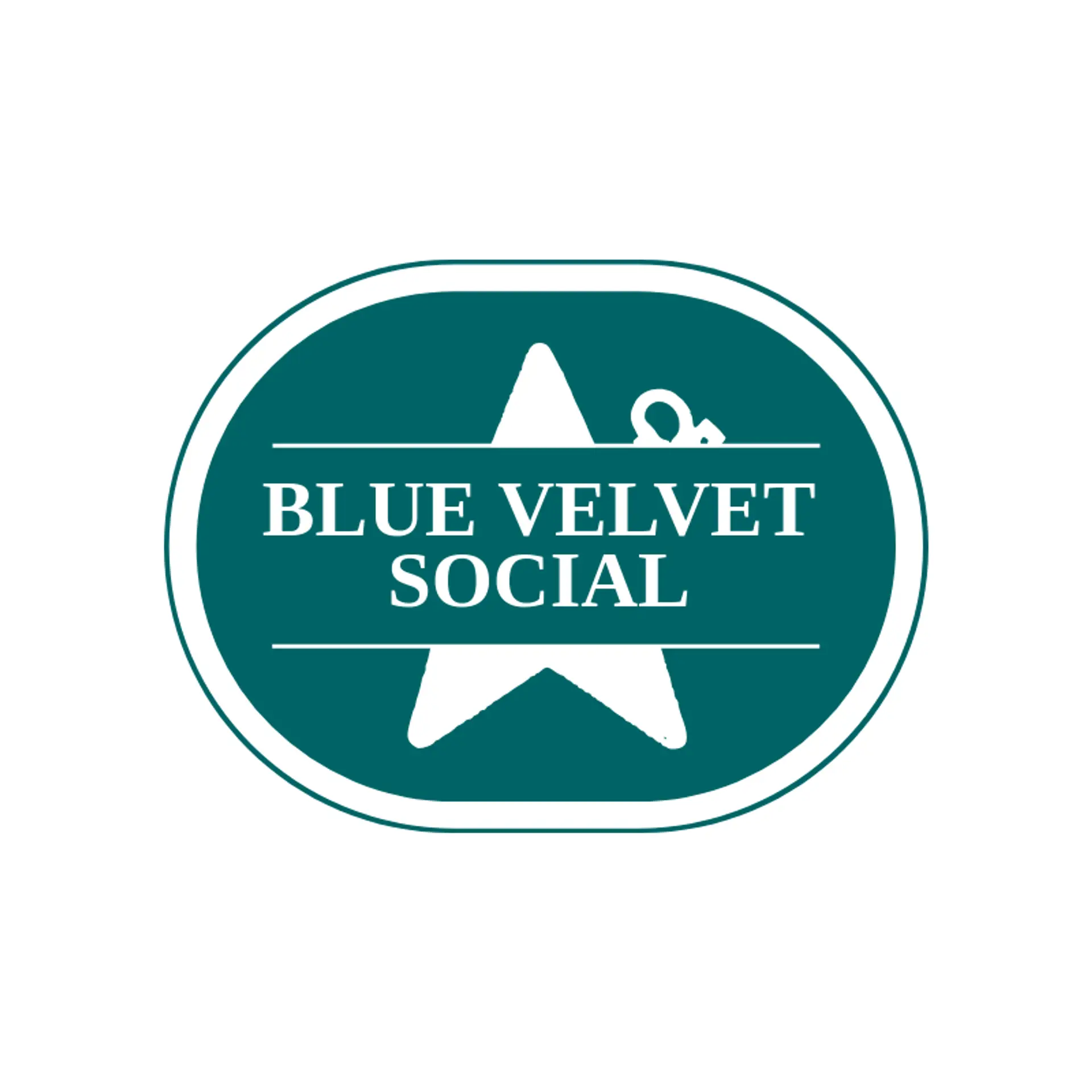 Blue Velvet Social logo for speakeasy