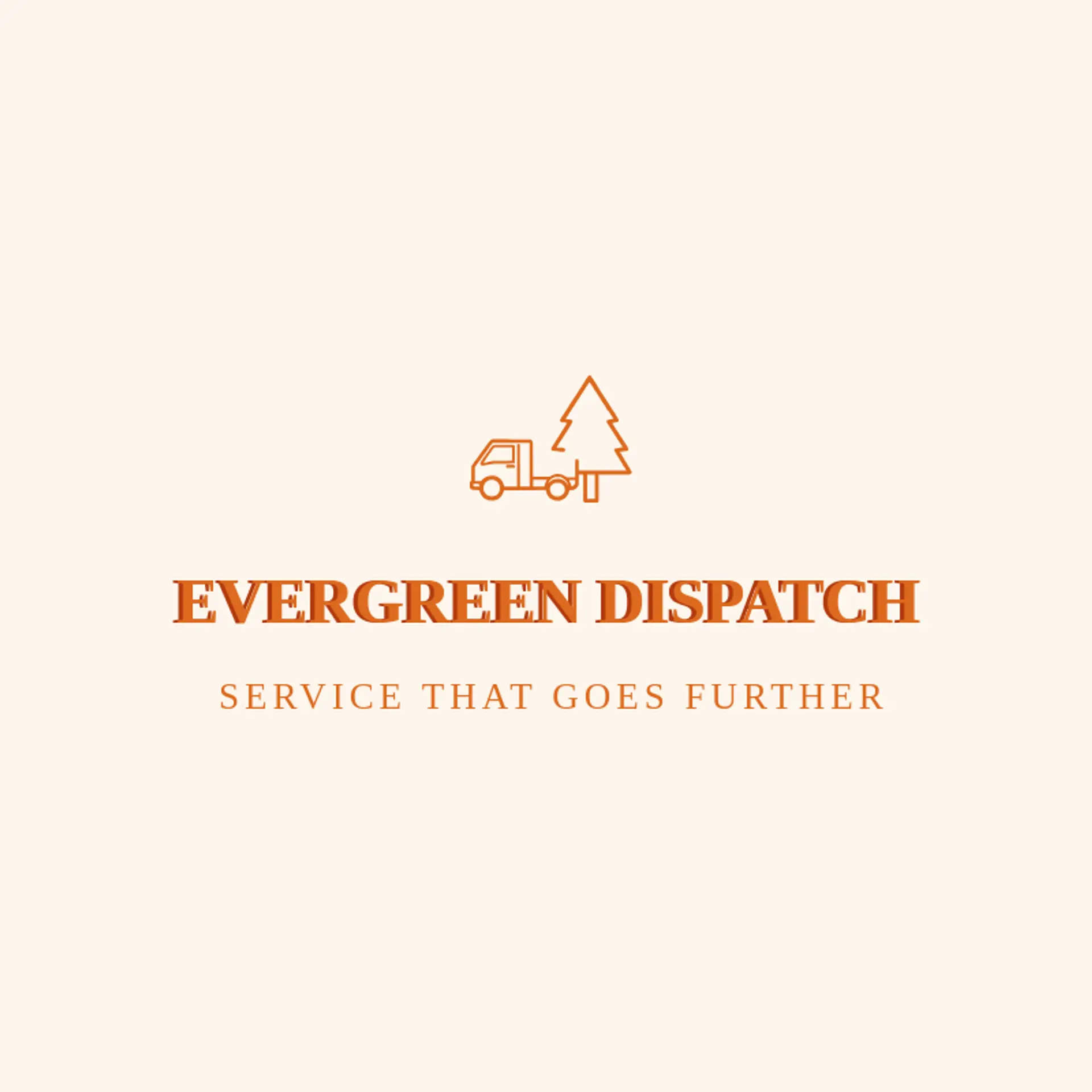 Evergreen Dispatch logo for transportation