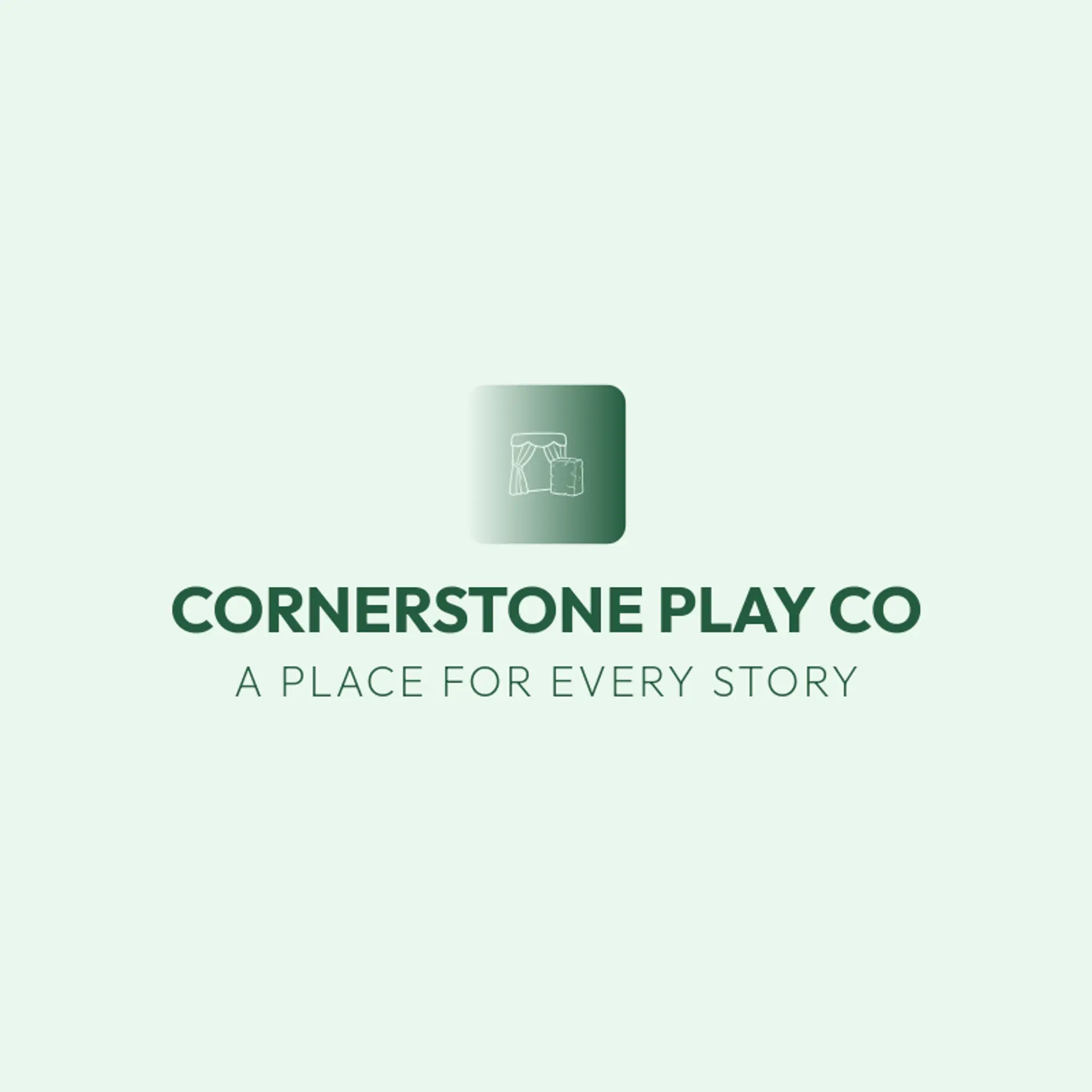 Cornerstone Play Co logo for theater