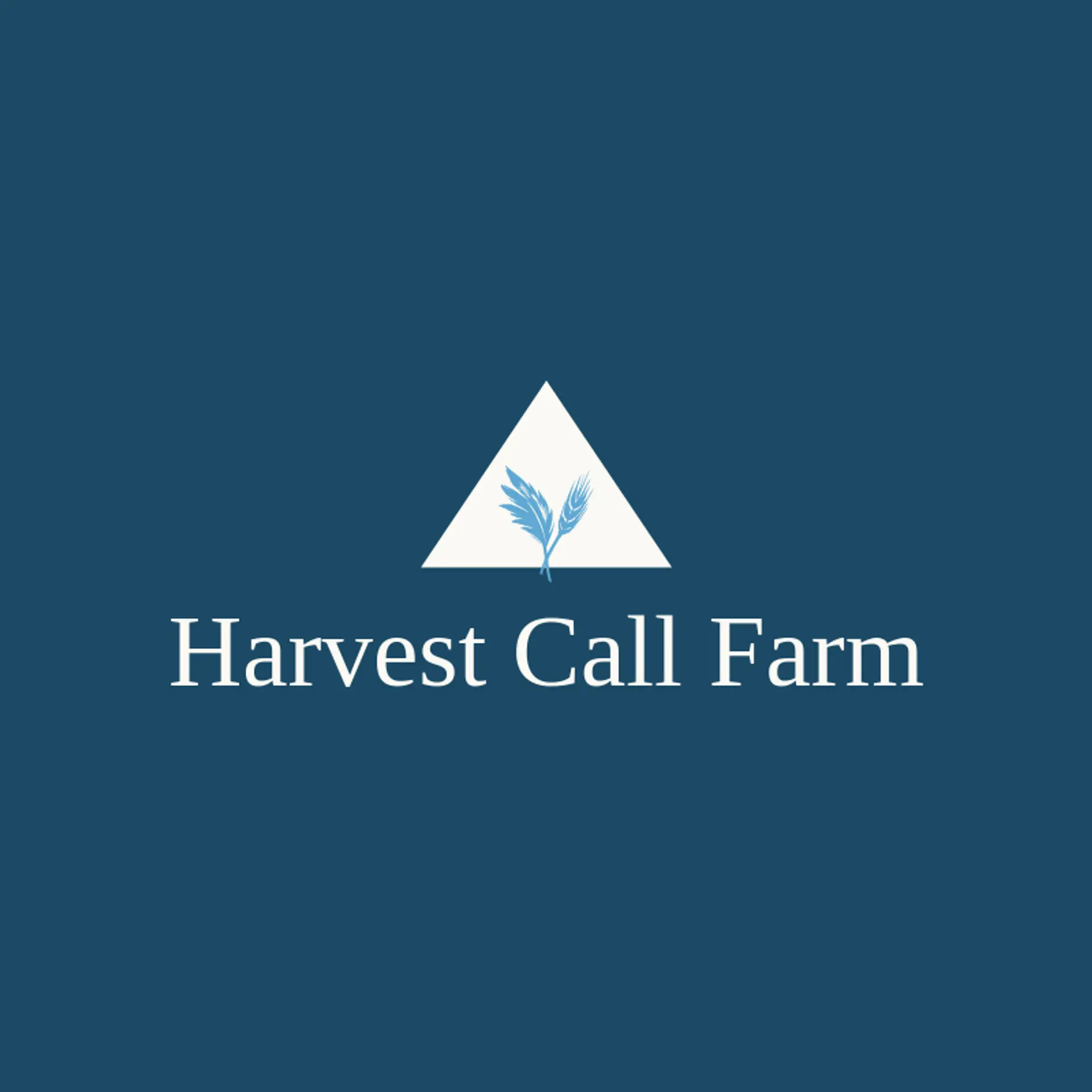 Harvest Call Farm logo for rooster