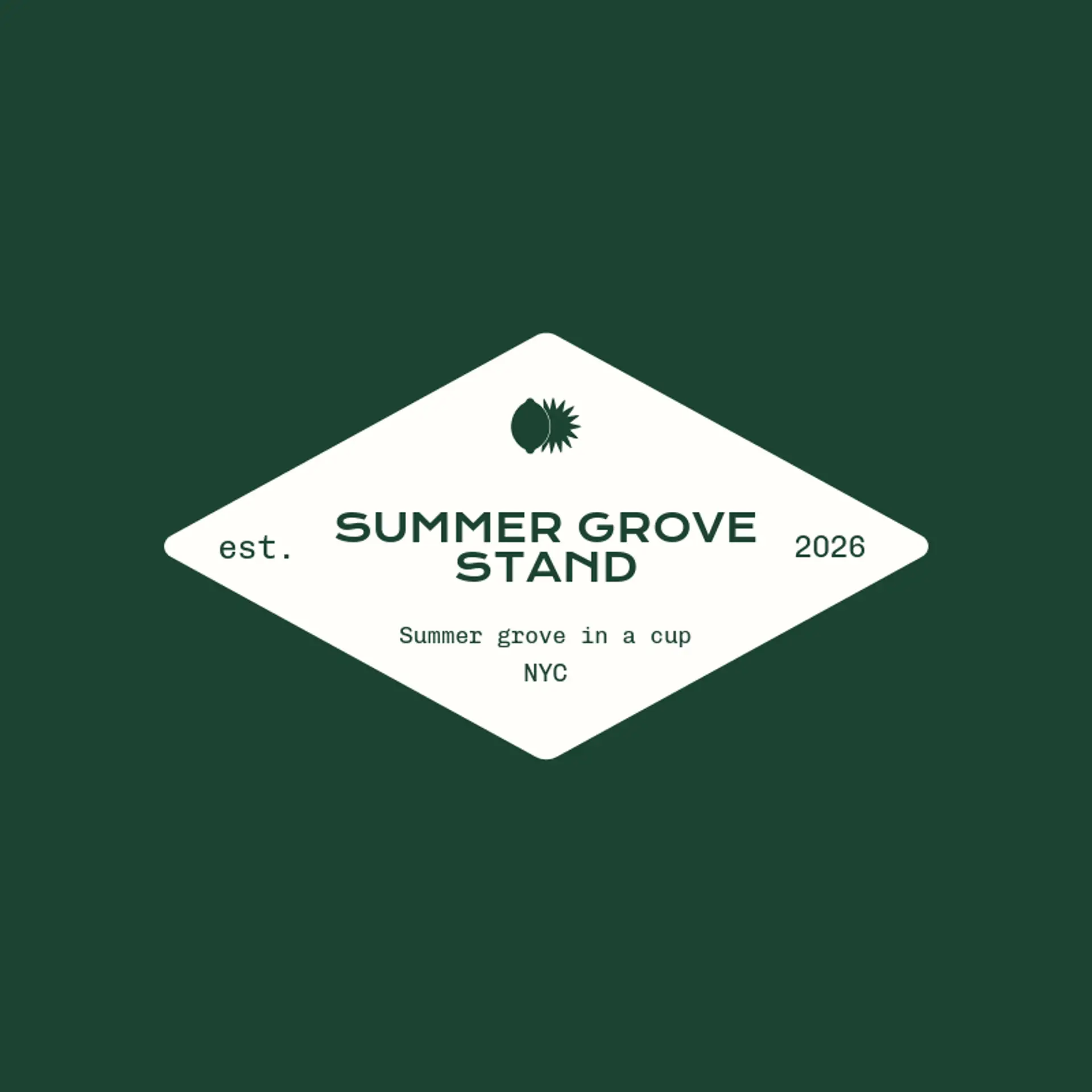 Summer Grove Stand logo for lemonade