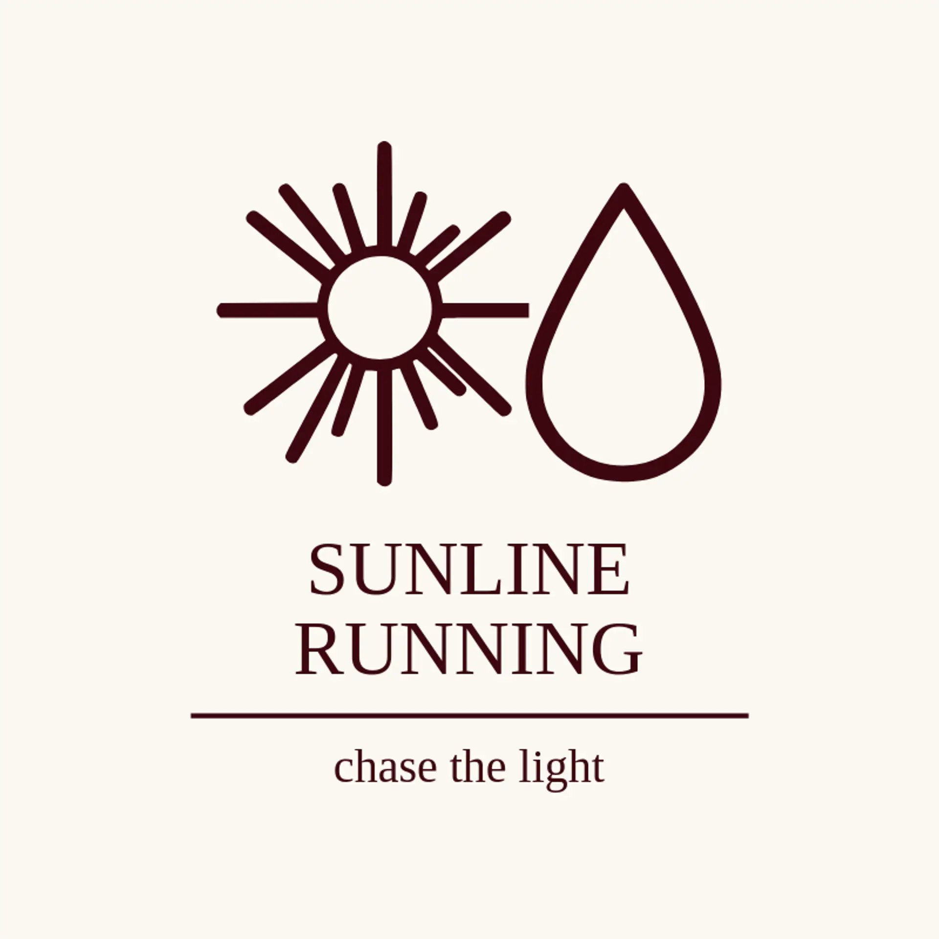 Sunline Running logo for running