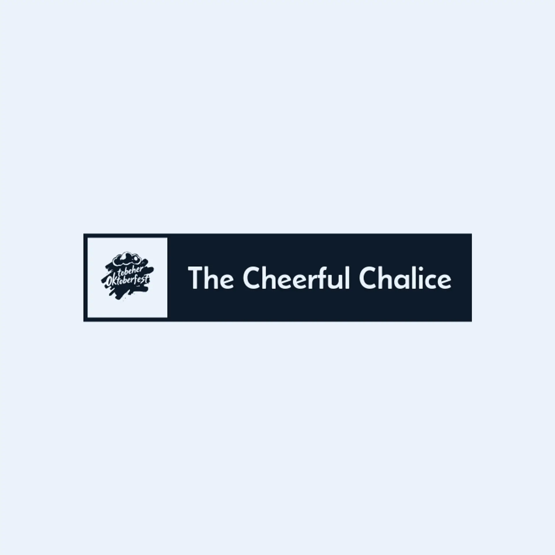 The Cheerful Chalice logo for oktoberfest