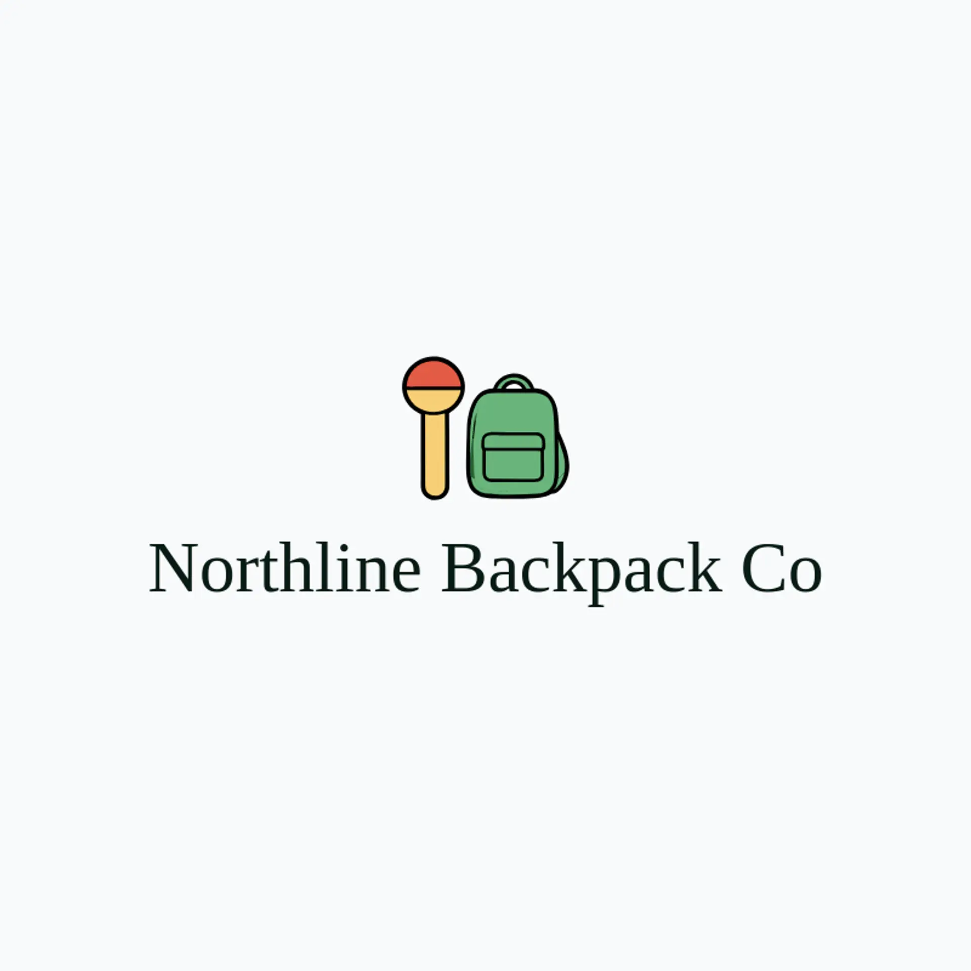 Northline Backpack Co logo for backpack