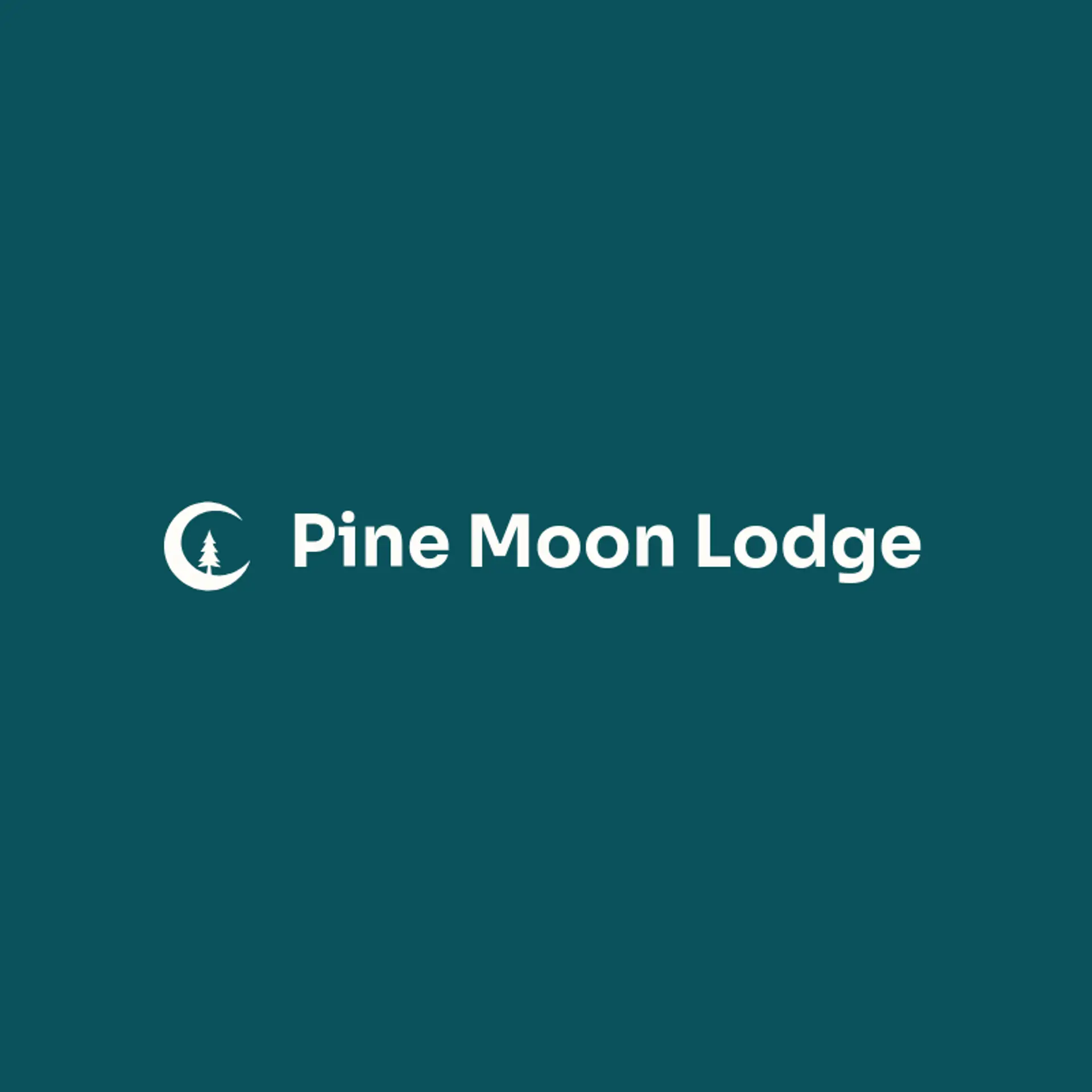 Pine Moon Lodge logo for moon