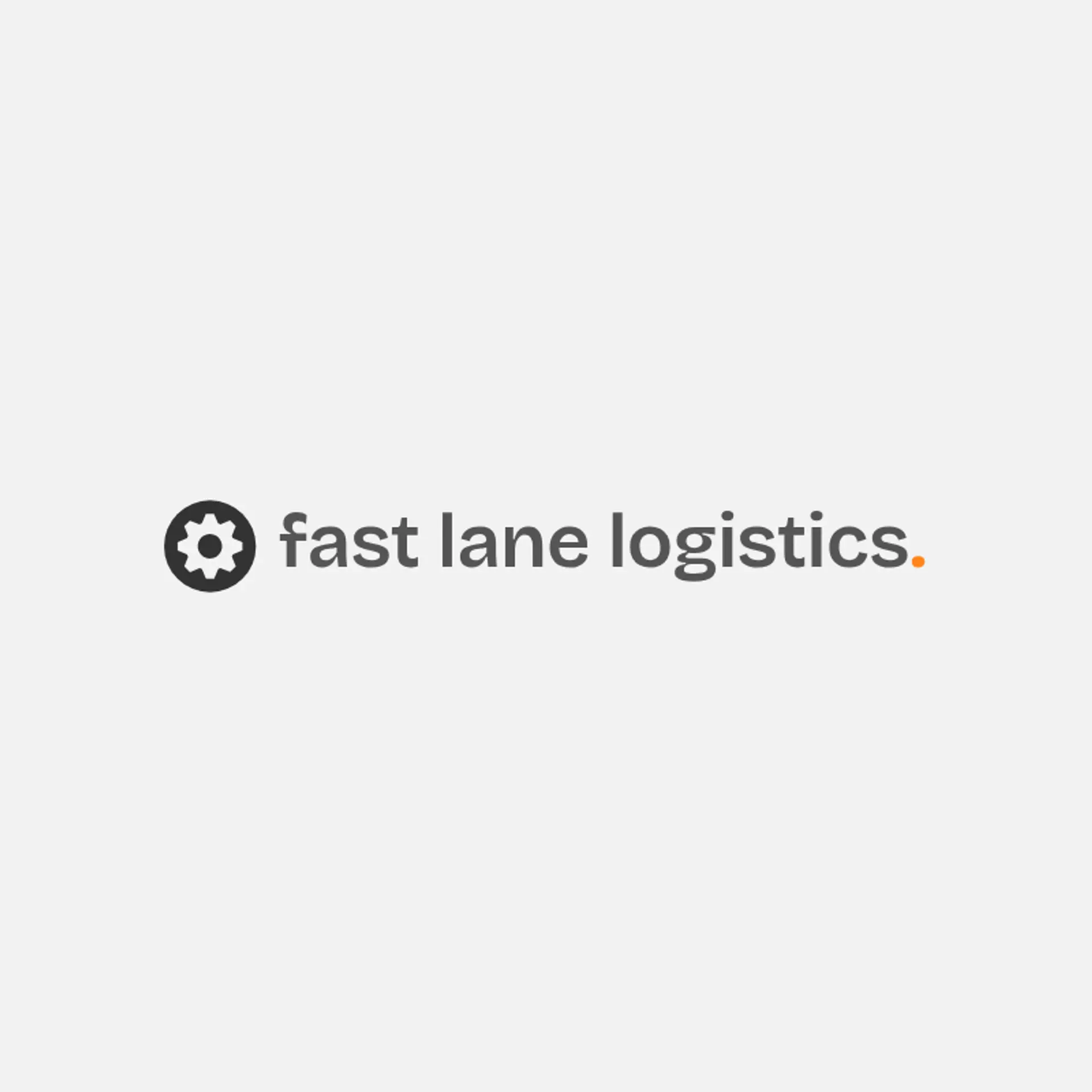 Fast Lane Logistics logo for automotive truck