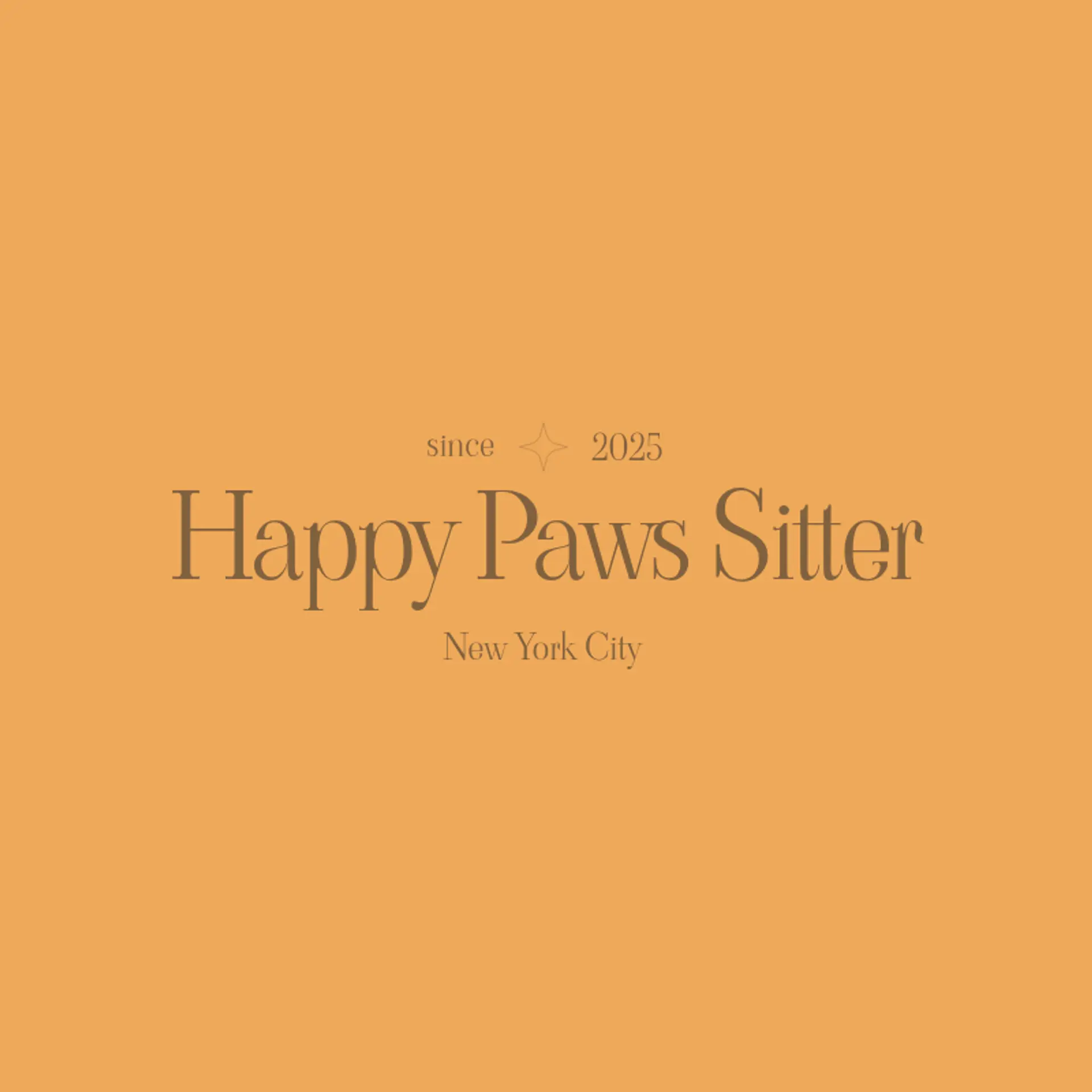 Happy Paws Sitters logo for pet sitting