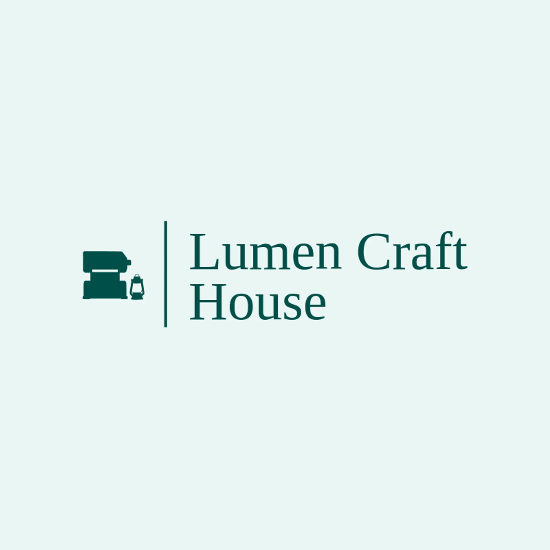 Lumen Craft House logo for laser engraving