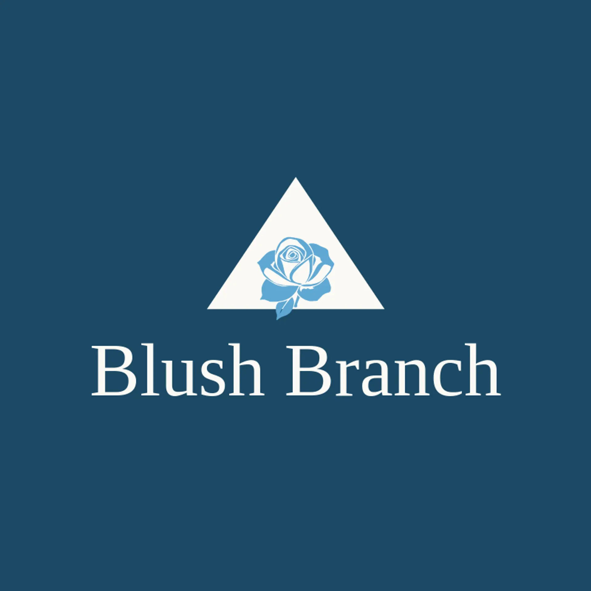 Blush Branch logo for bloom