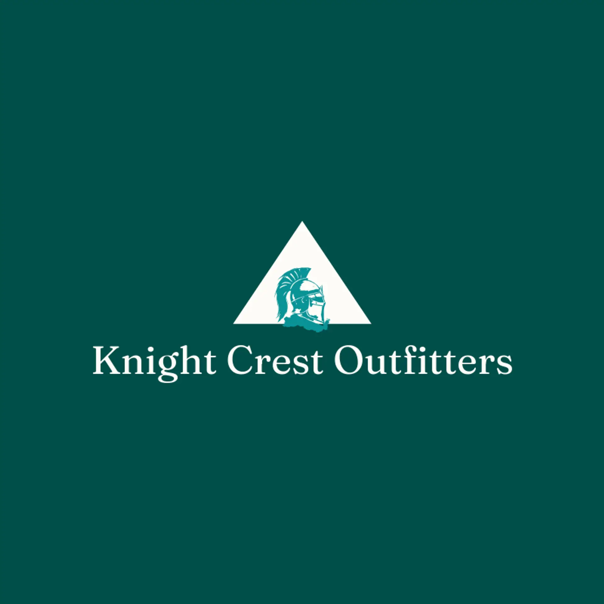 Knight Crest Outfitters logo for crusader