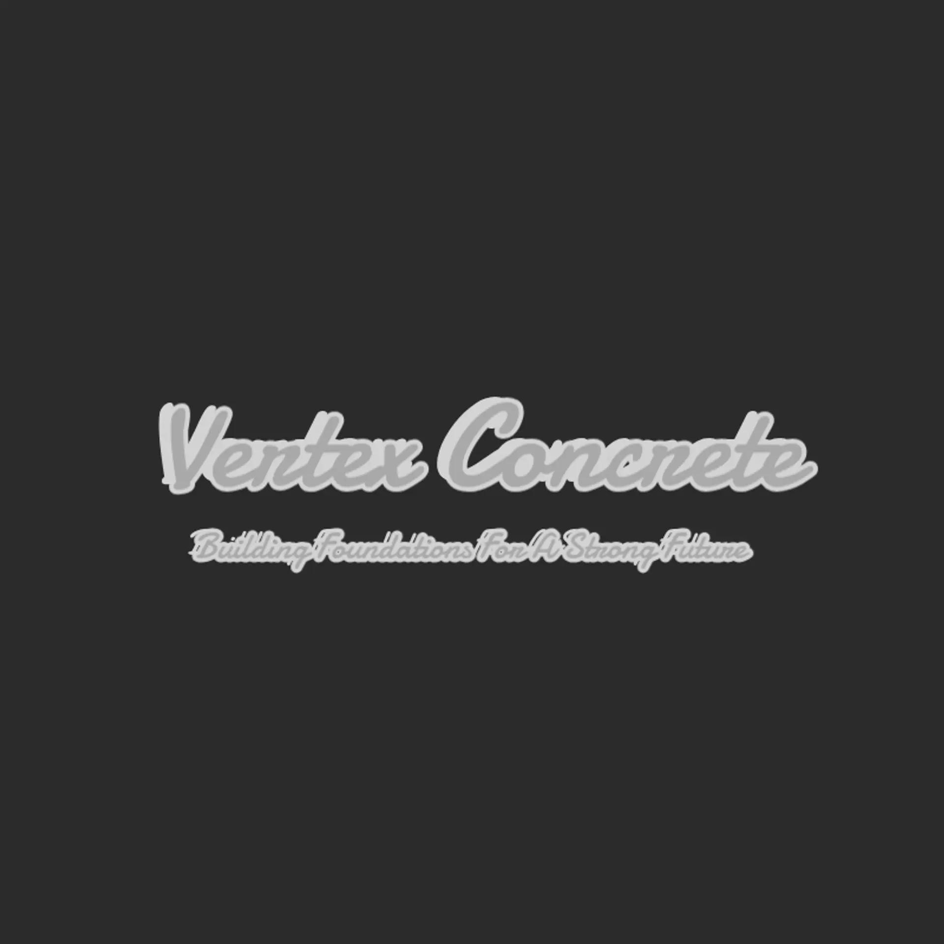 Vertex Concrete logo for concrete construction