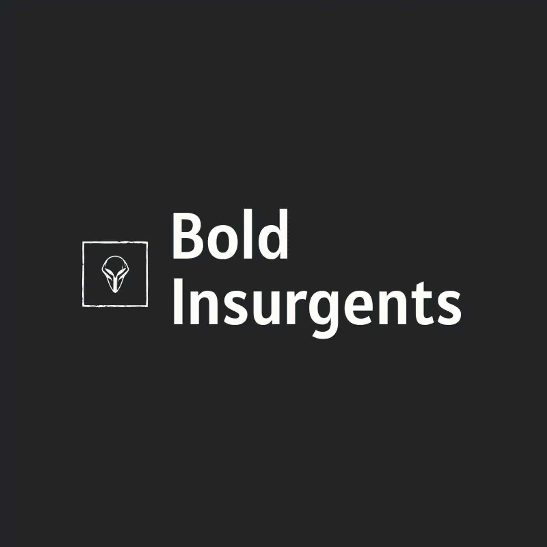 Bold Insurgents logo for rebel