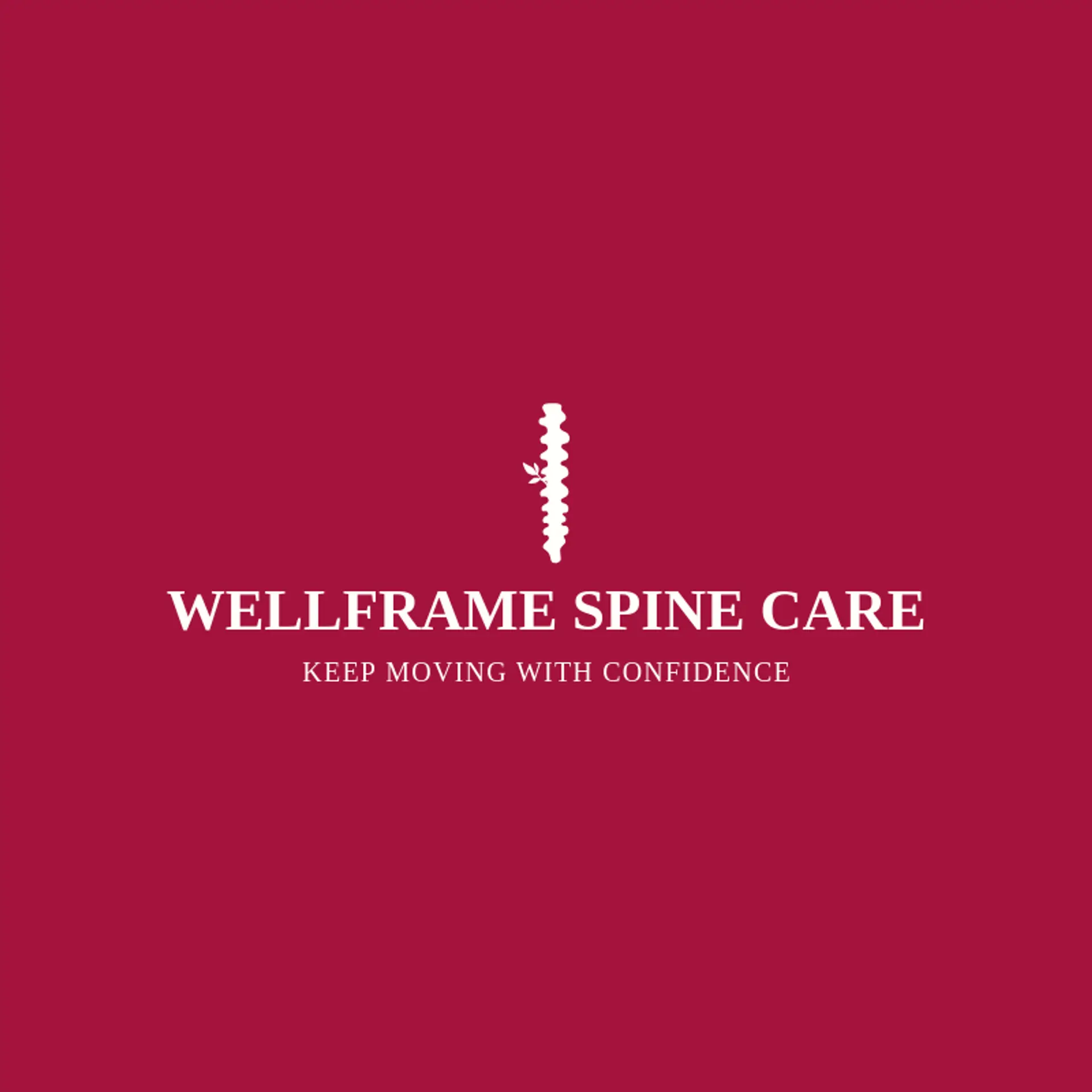 Wellframe Spine Care logo for spine