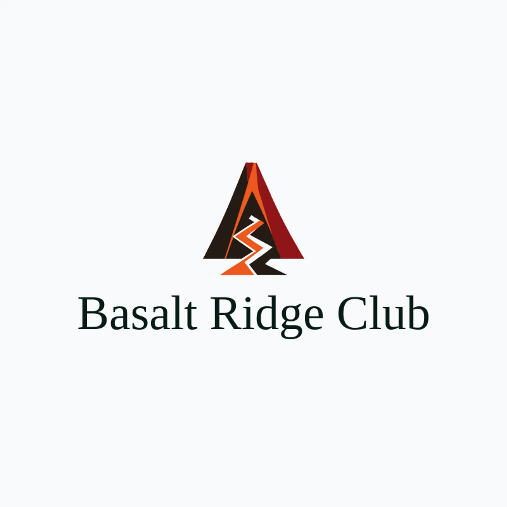 Basalt Ridge Club logo for volcano