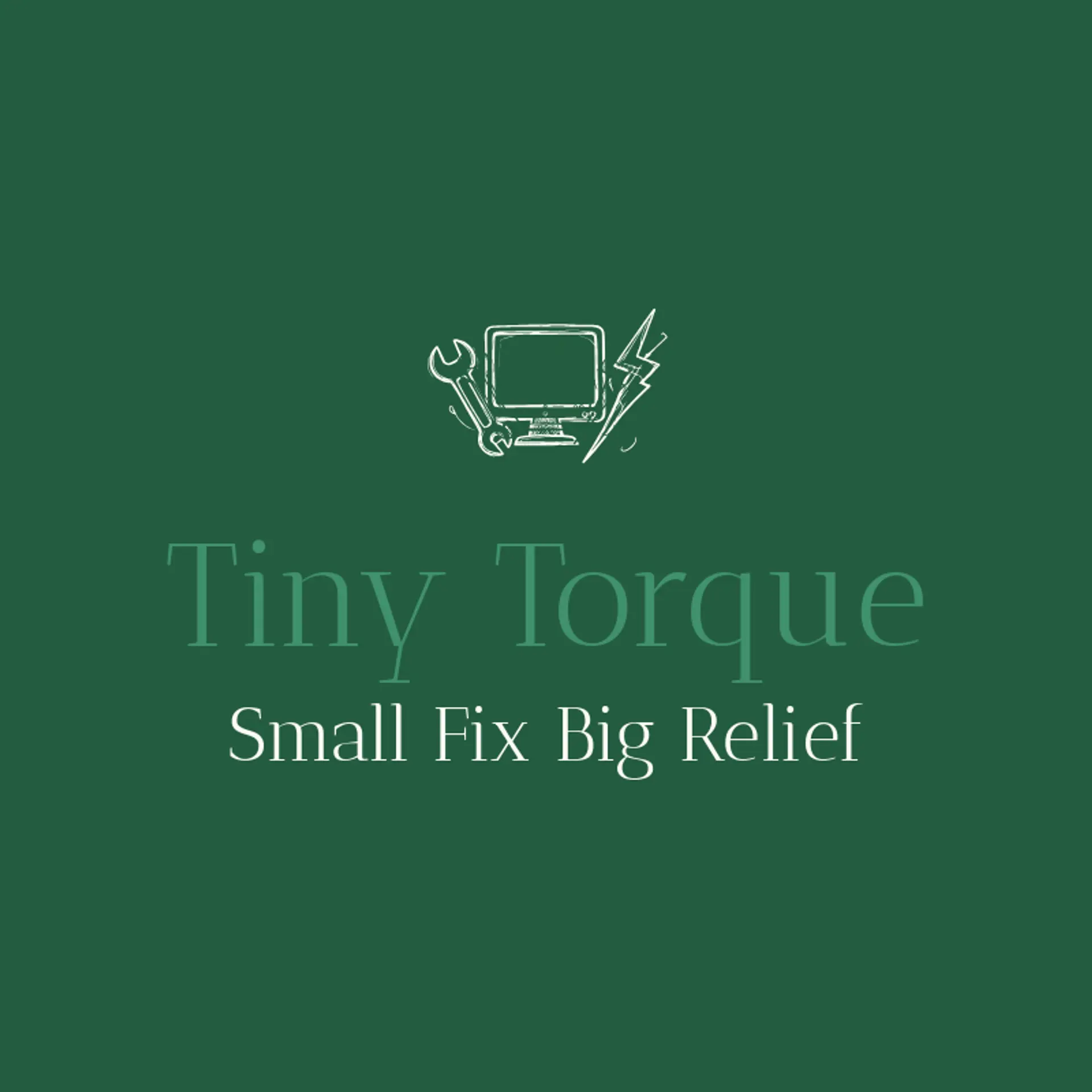 Tiny Torque logo for computer