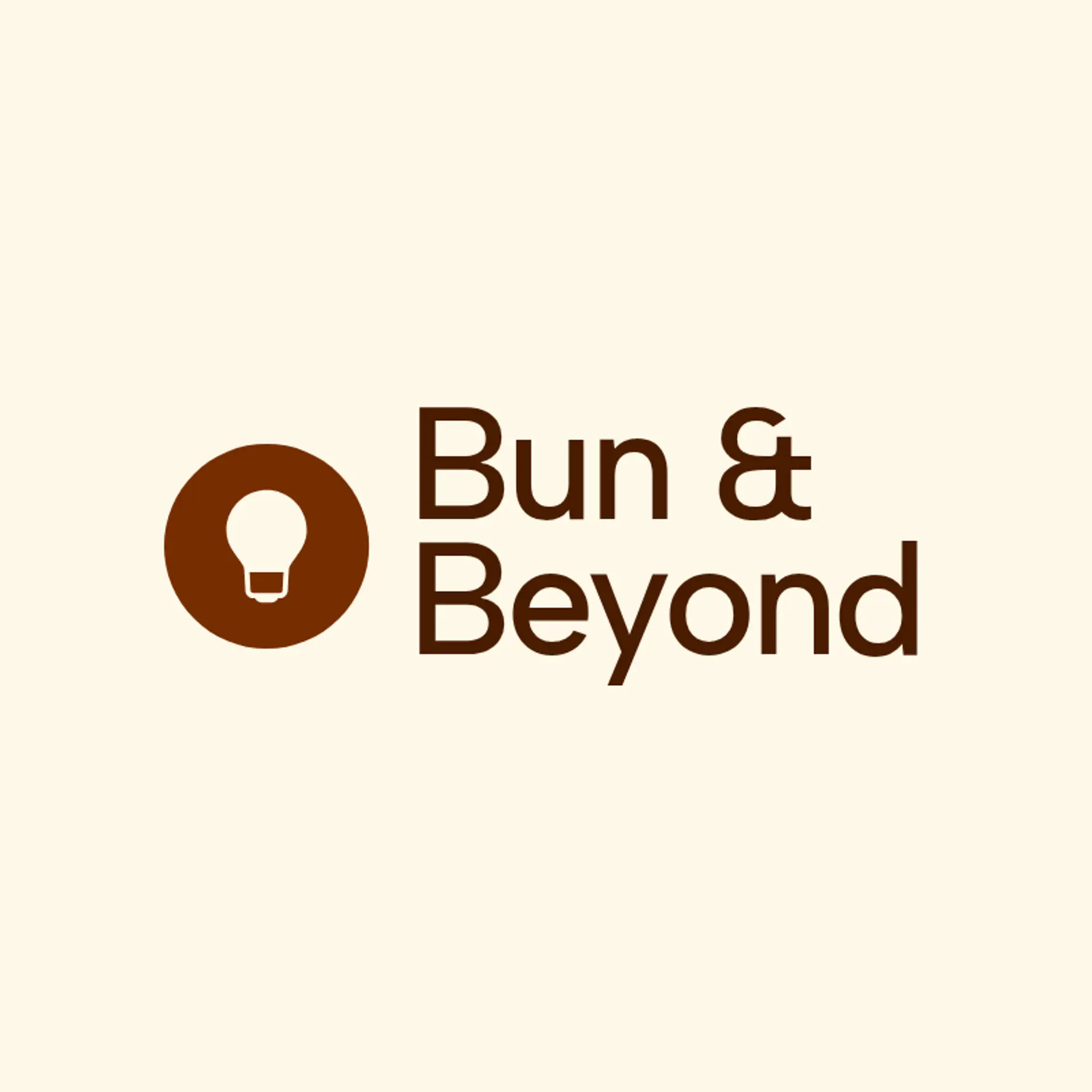 Bun & Beyond logo for burger restaurant