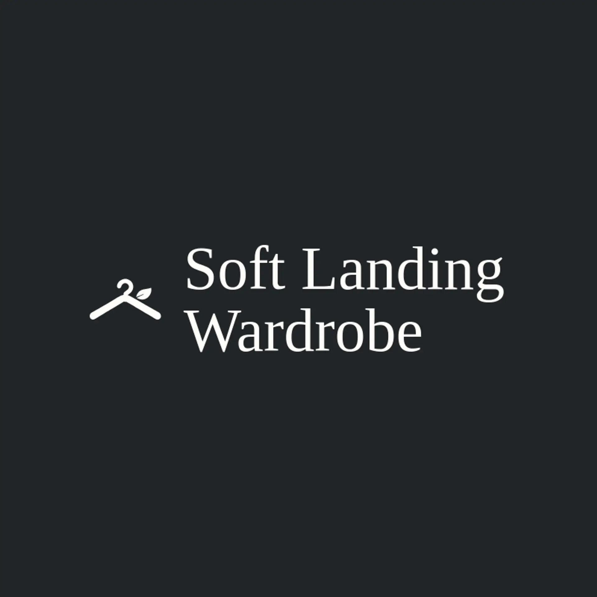 Soft Landing Wardrobe logo for hanger