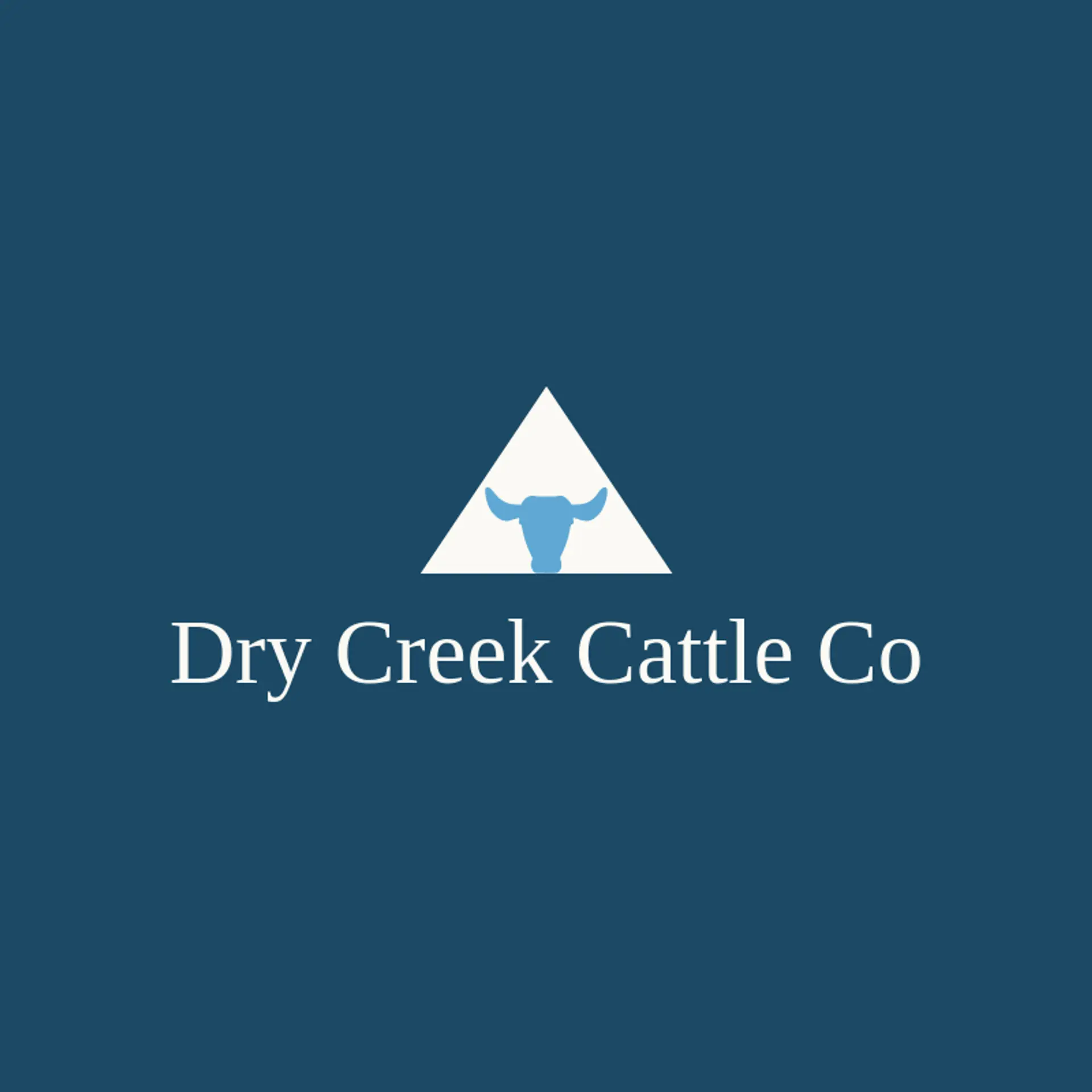 Dry Creek Cattle Co logo for longhorn