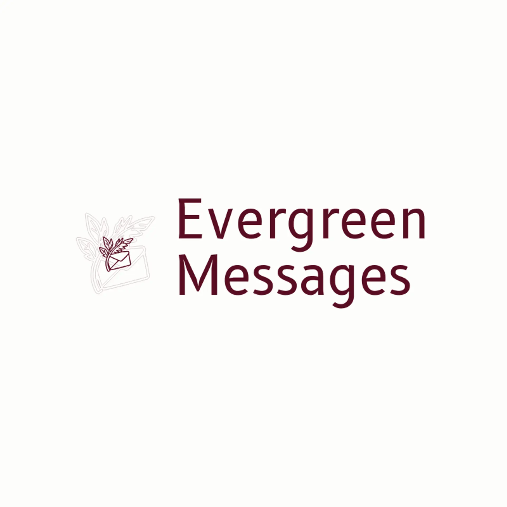 Evergreen Messages logo for mail