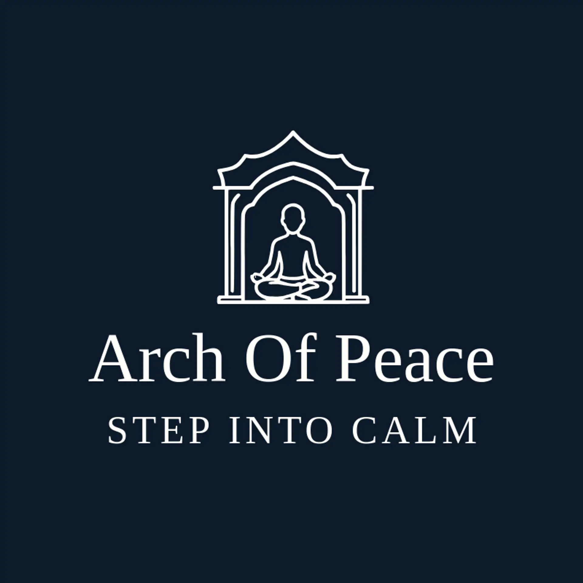 Arch of Peace logo for buddhism