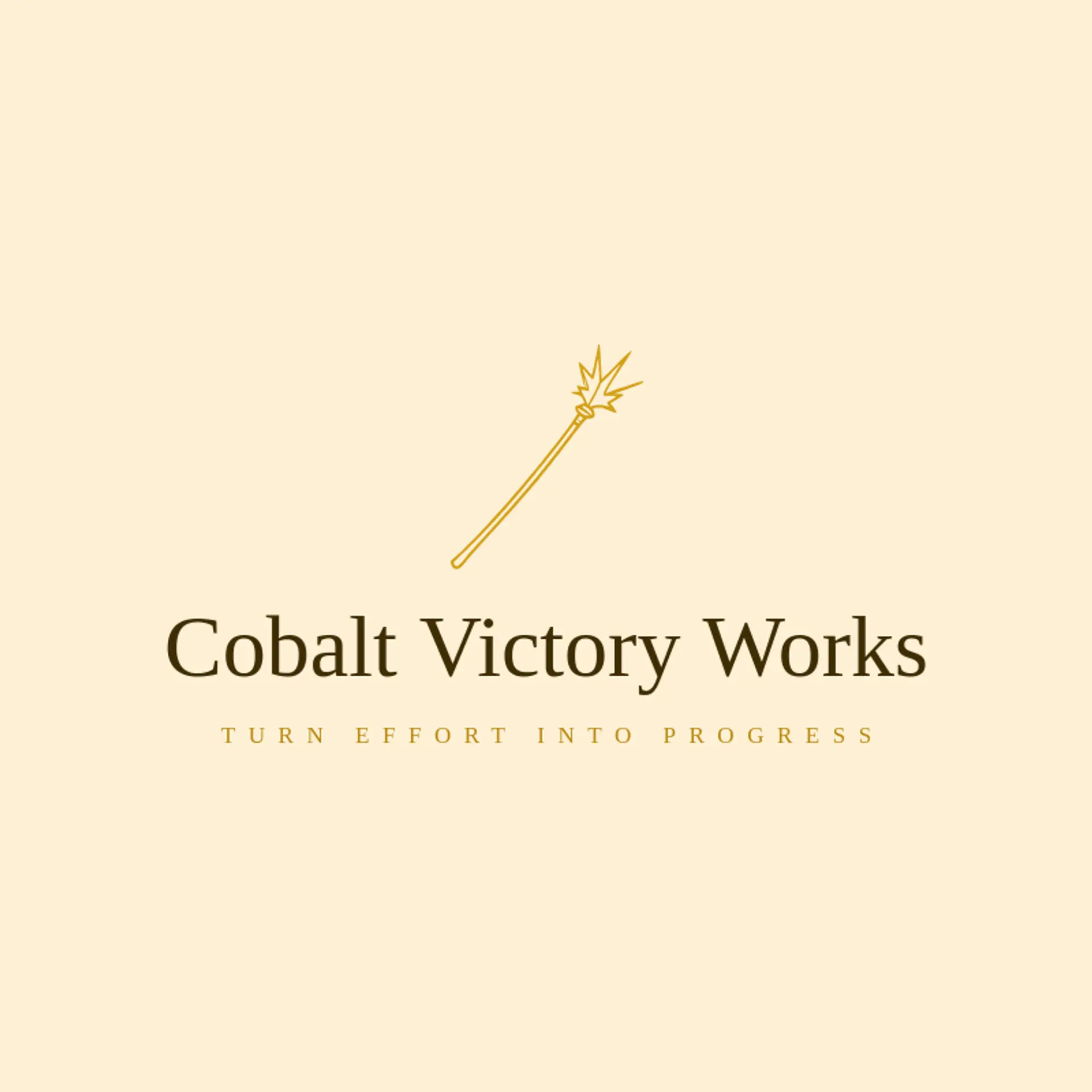 Cobalt Victory Works logo for olympics