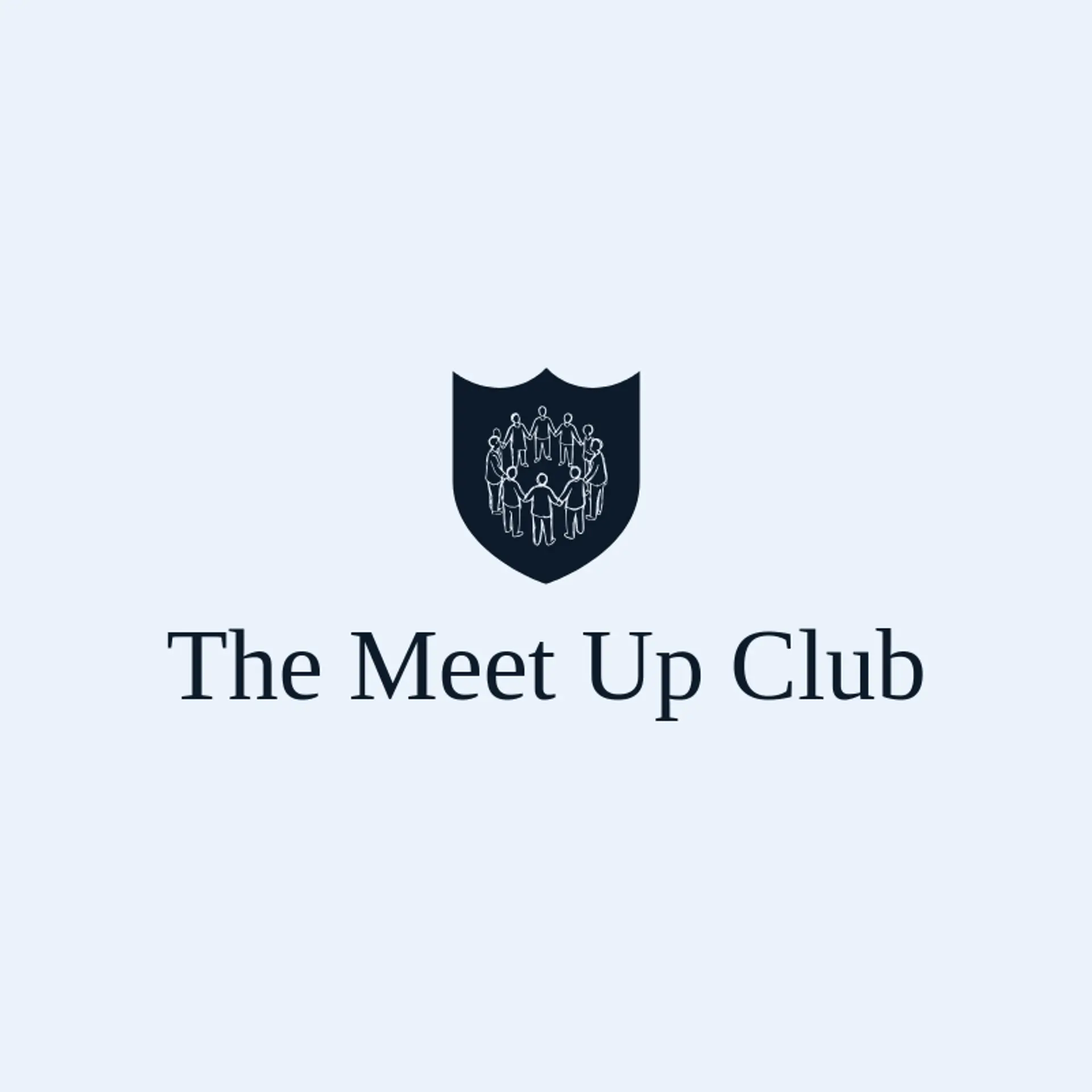 The Meet Up Club logo for social club