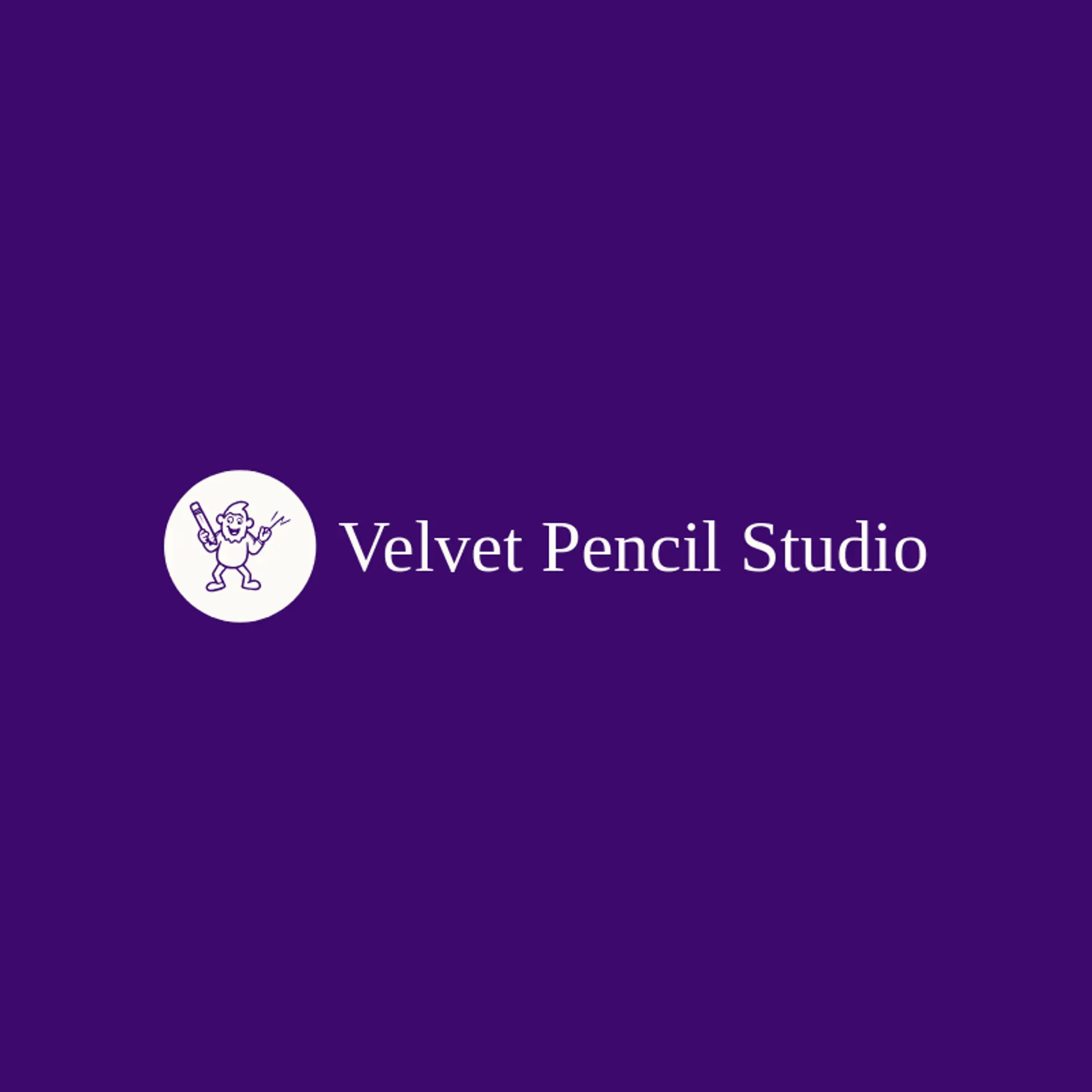 Velvet Pencil Studio logo for freelancer