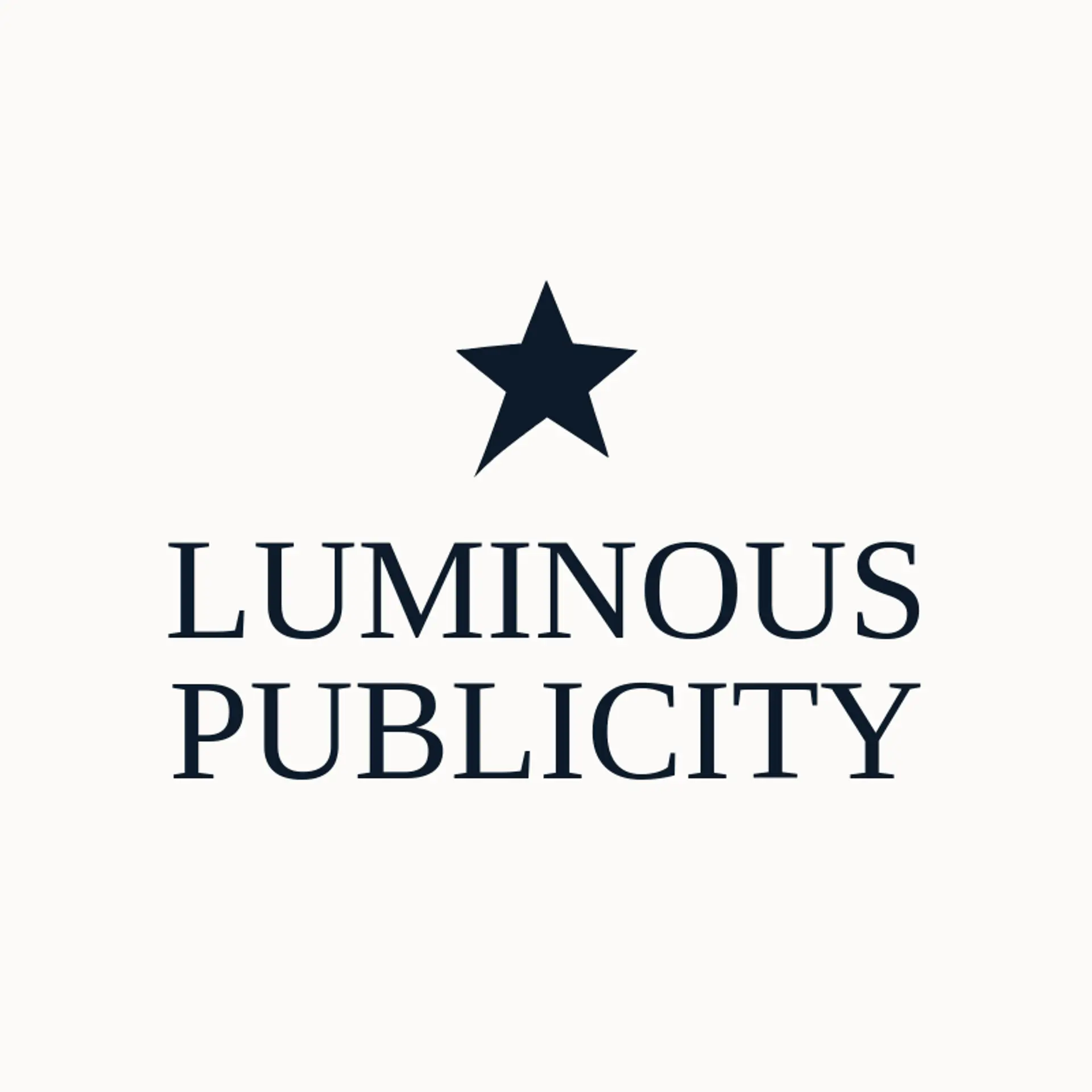 Luminous Publicity logo for celebrity