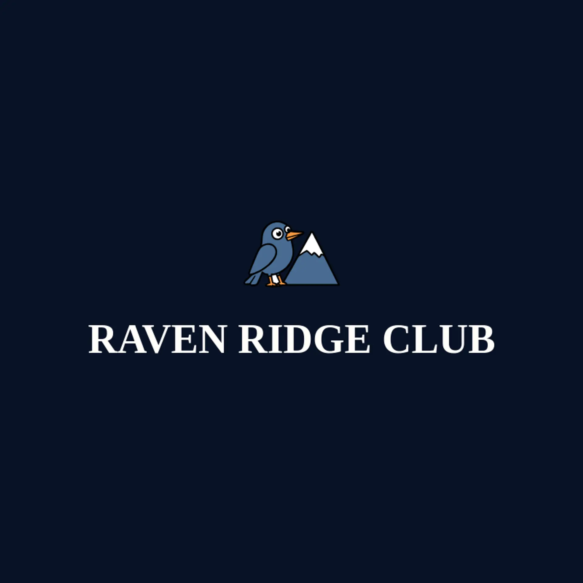 Raven Ridge Club logo for crow