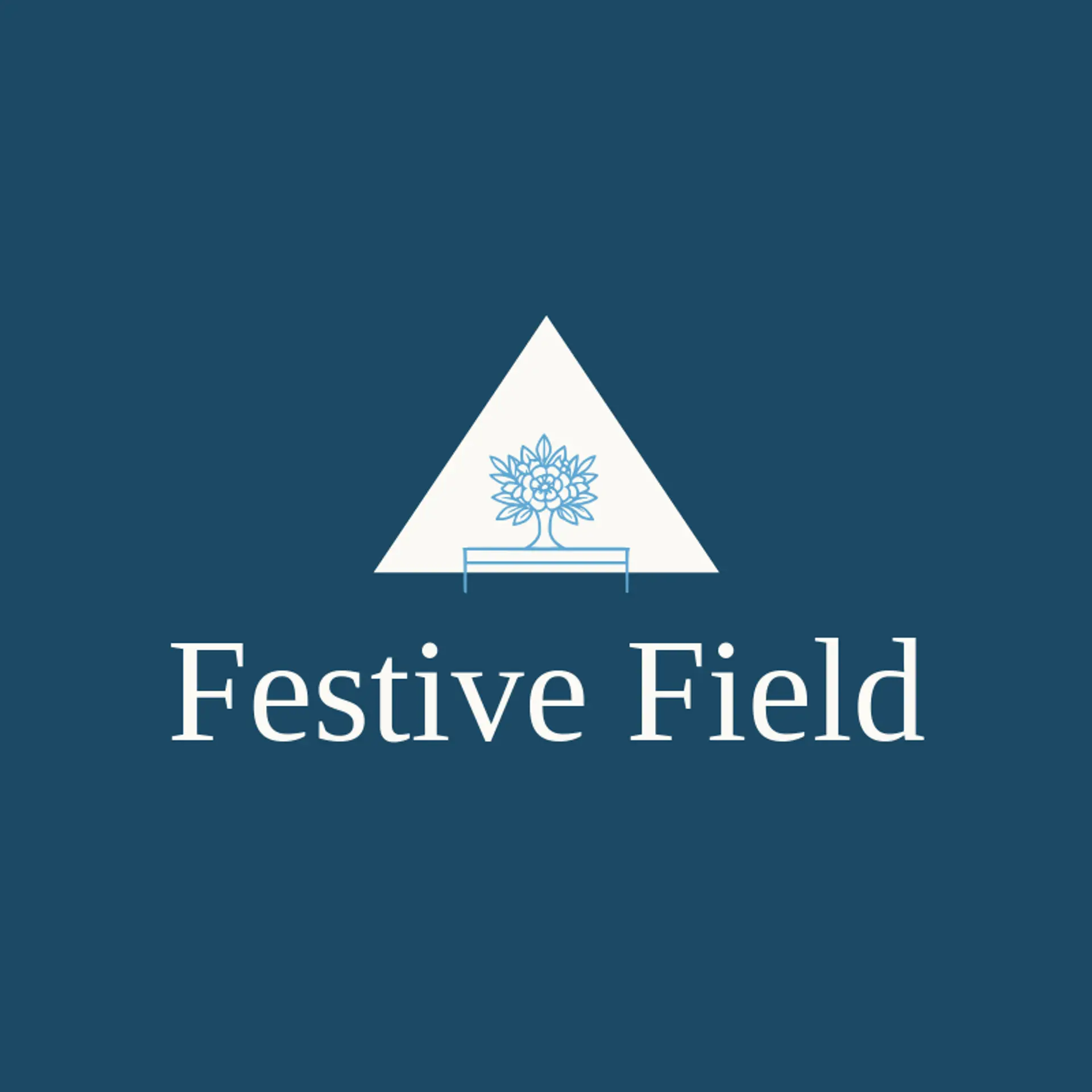 Festive Field logo for party rental