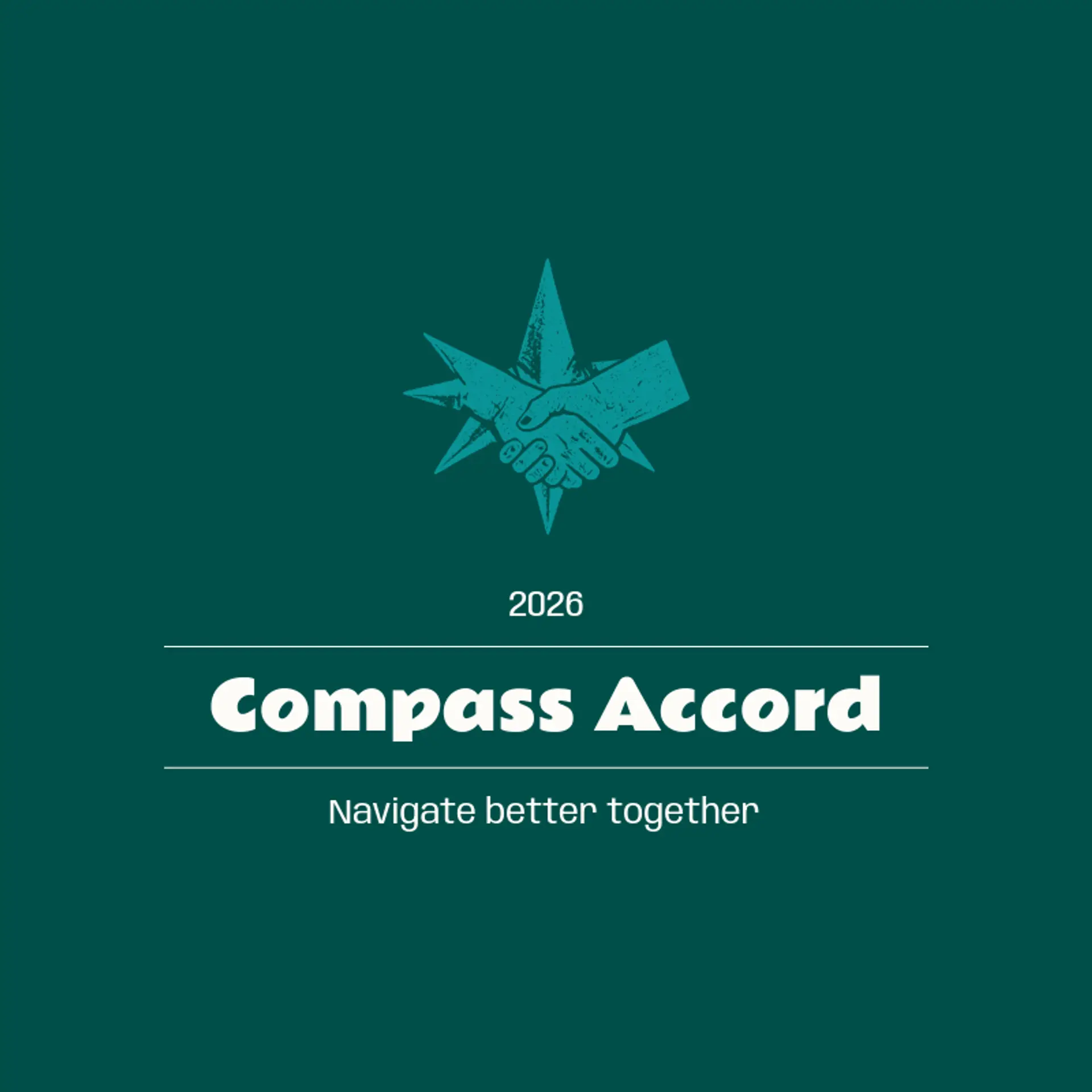 Compass Accord logo for handshake