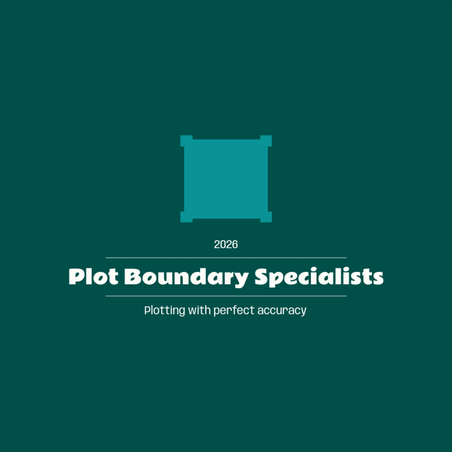 Plot Boundary Specialists logo for surveying