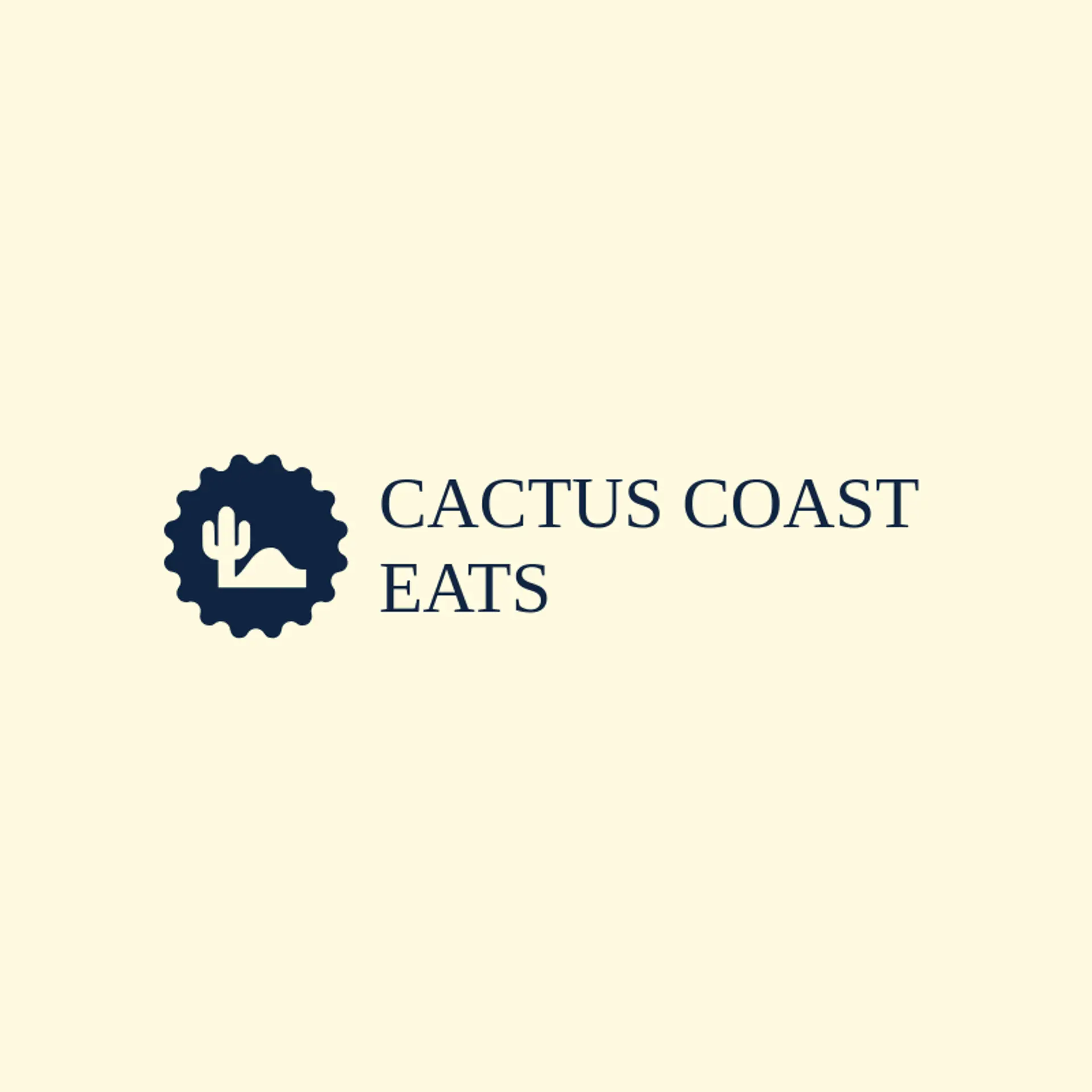 Cactus Coast Eats logo for mexican restaurant