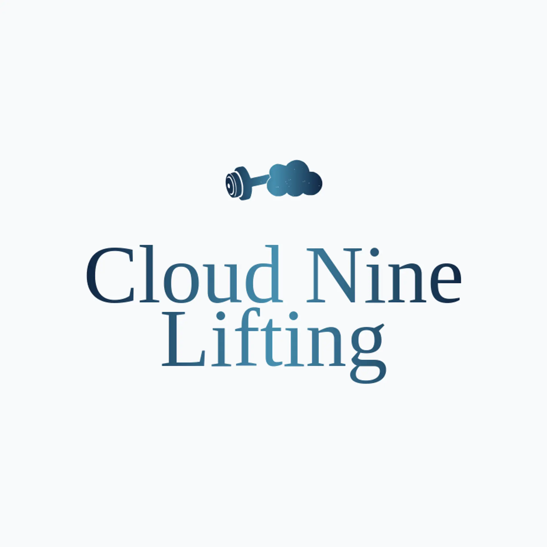 Cloud Nine Lifting logo for dumbbell