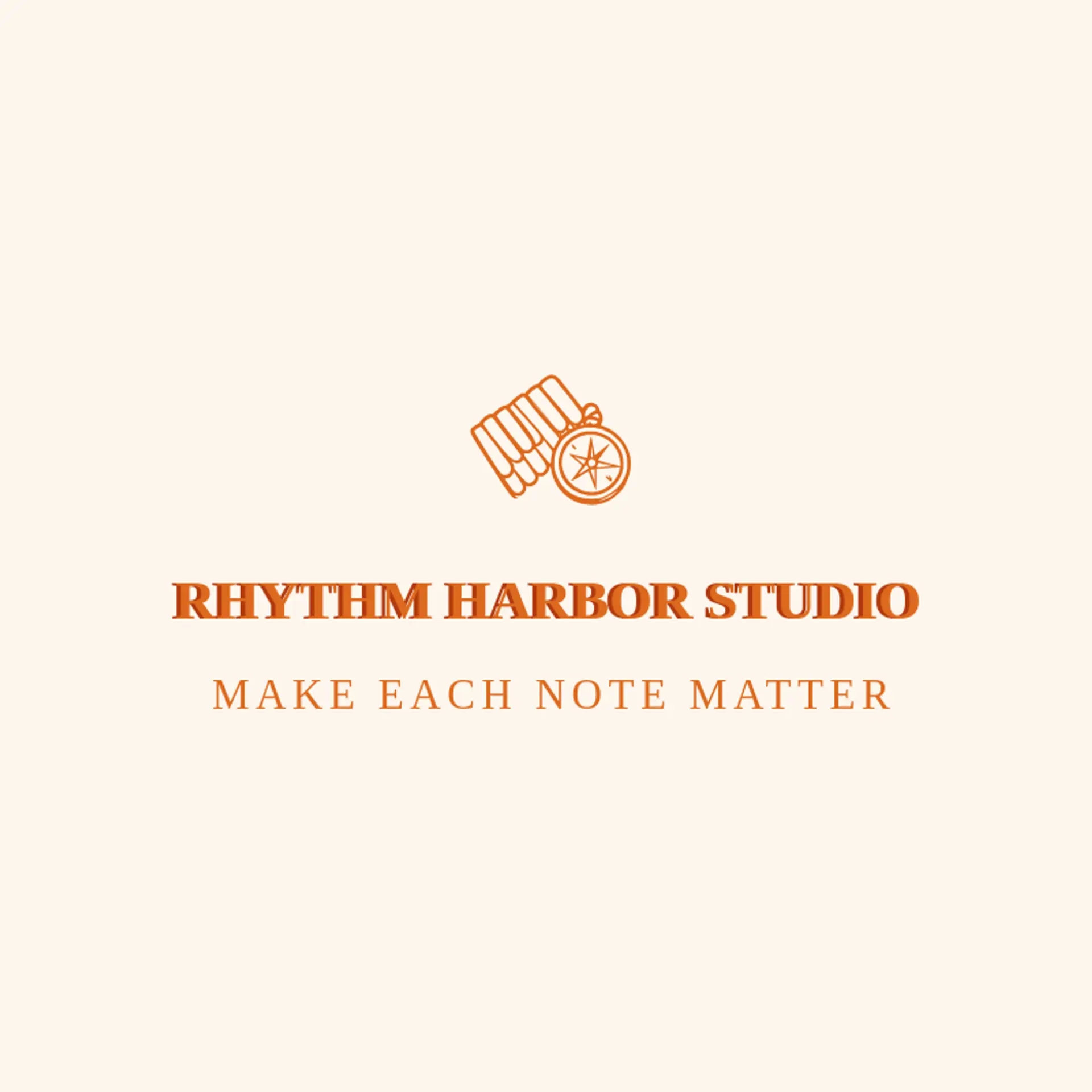 Rhythm Harbor Studio logo for keyboard