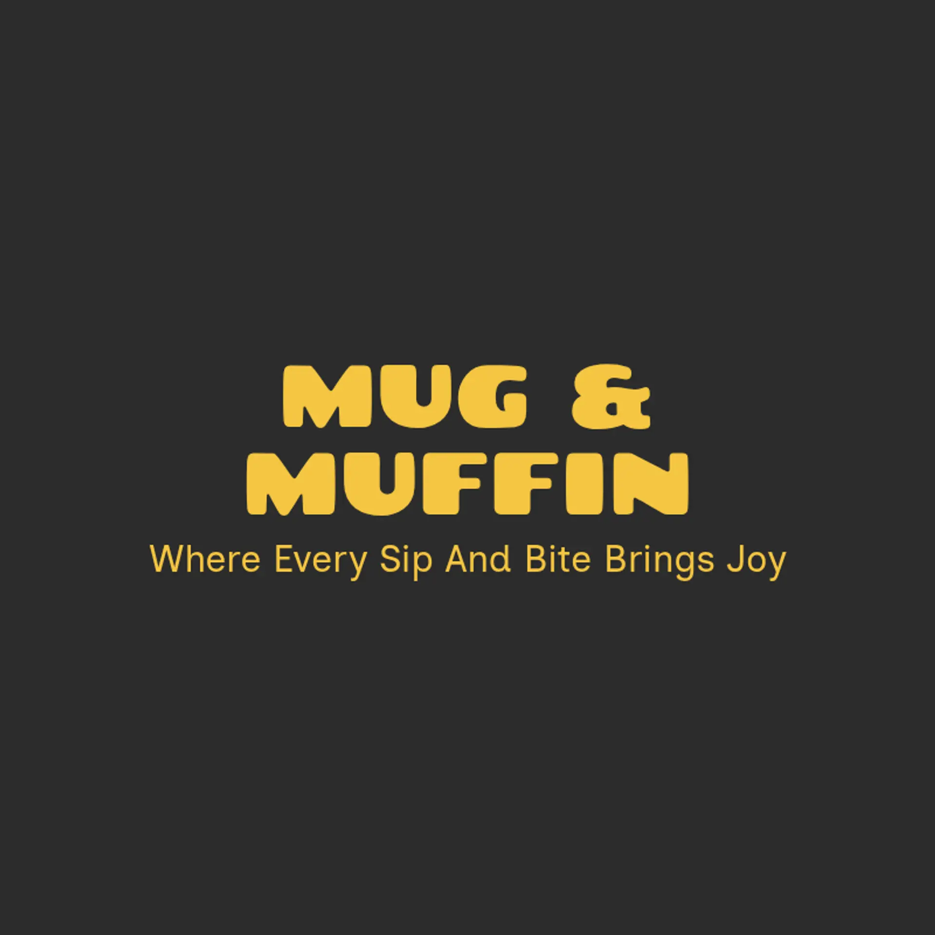 Mug & Muffin logo for cafe
