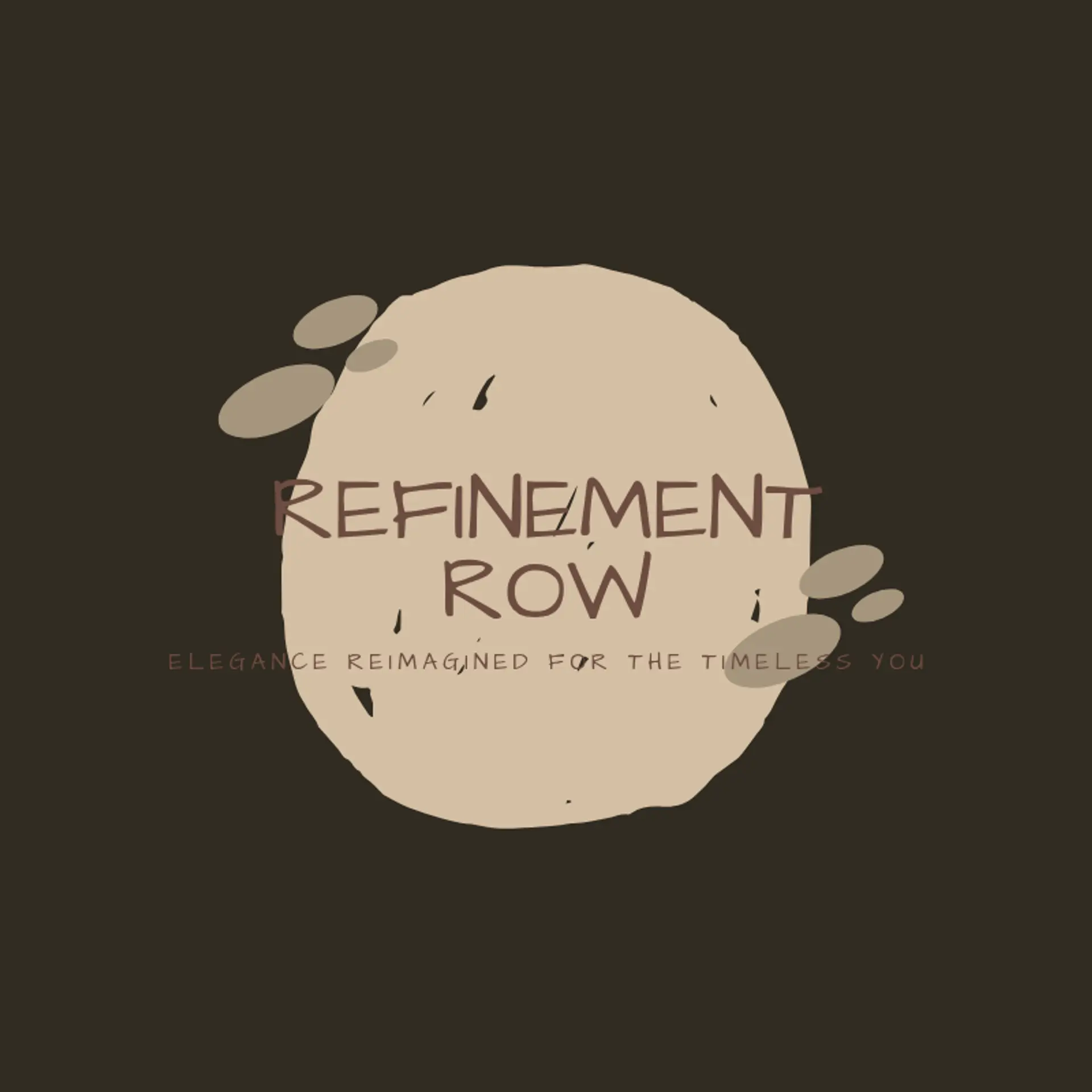 Refinement Row logo for classic fashion