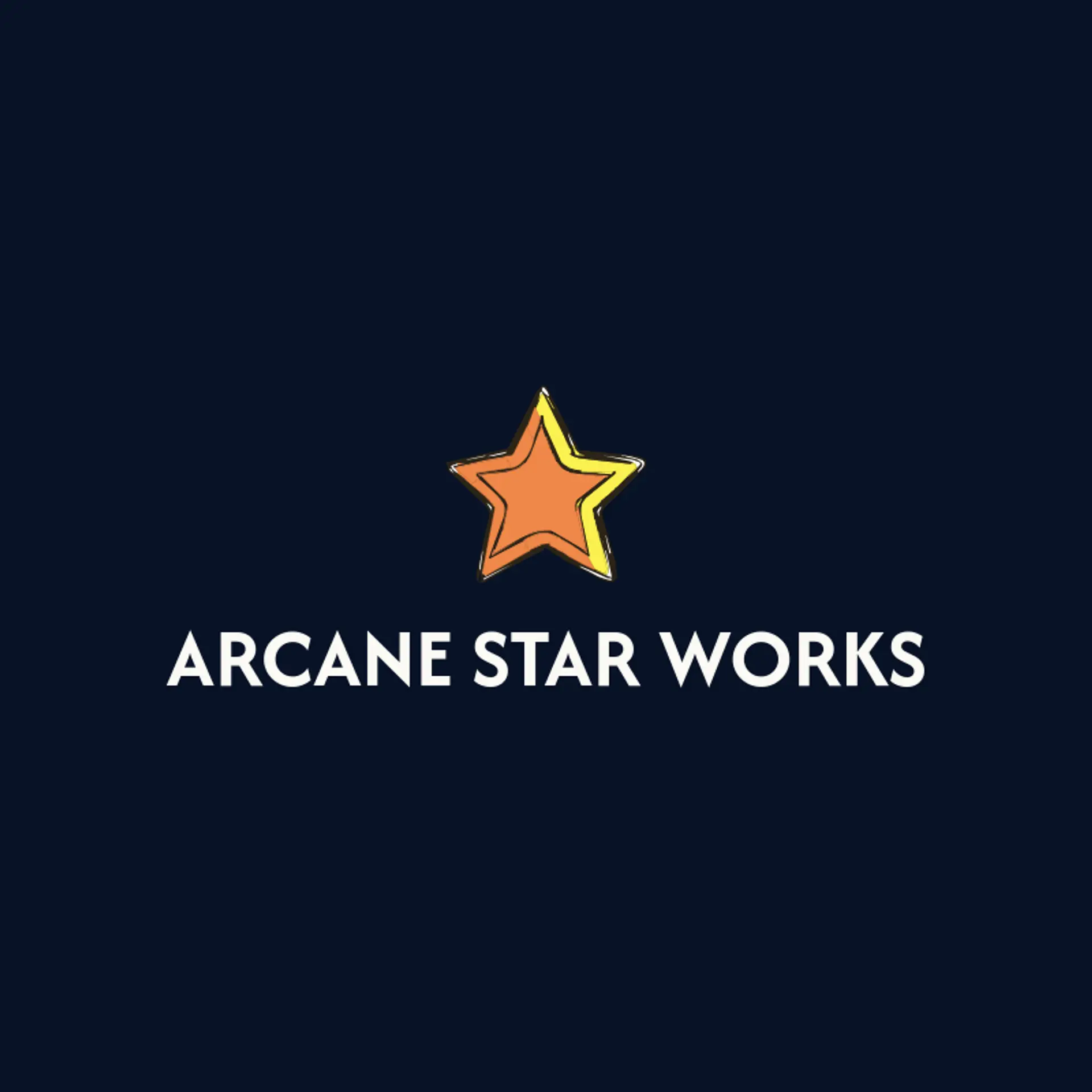 Arcane Star Works logo for pentagram