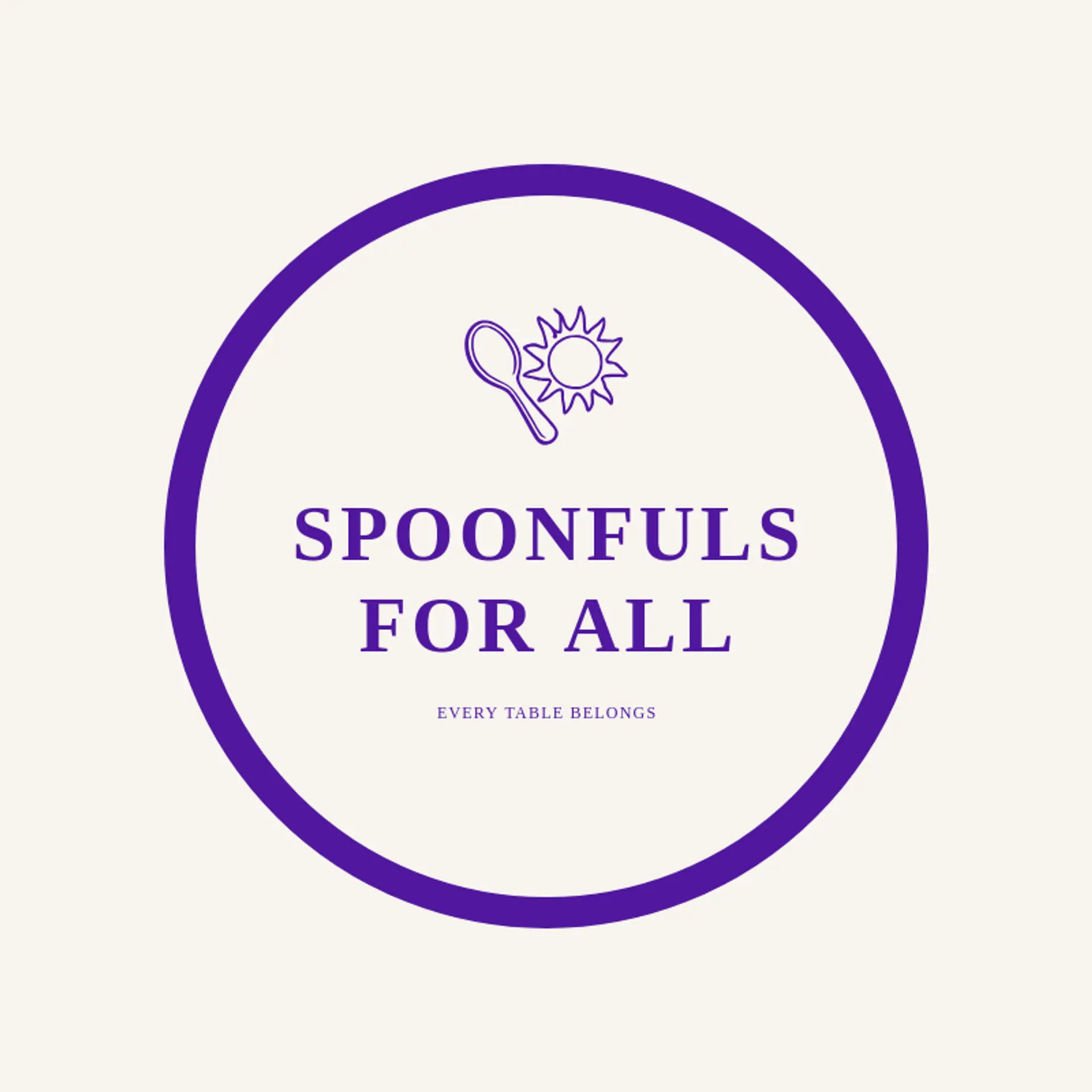 Spoonfuls for All logo for spoon