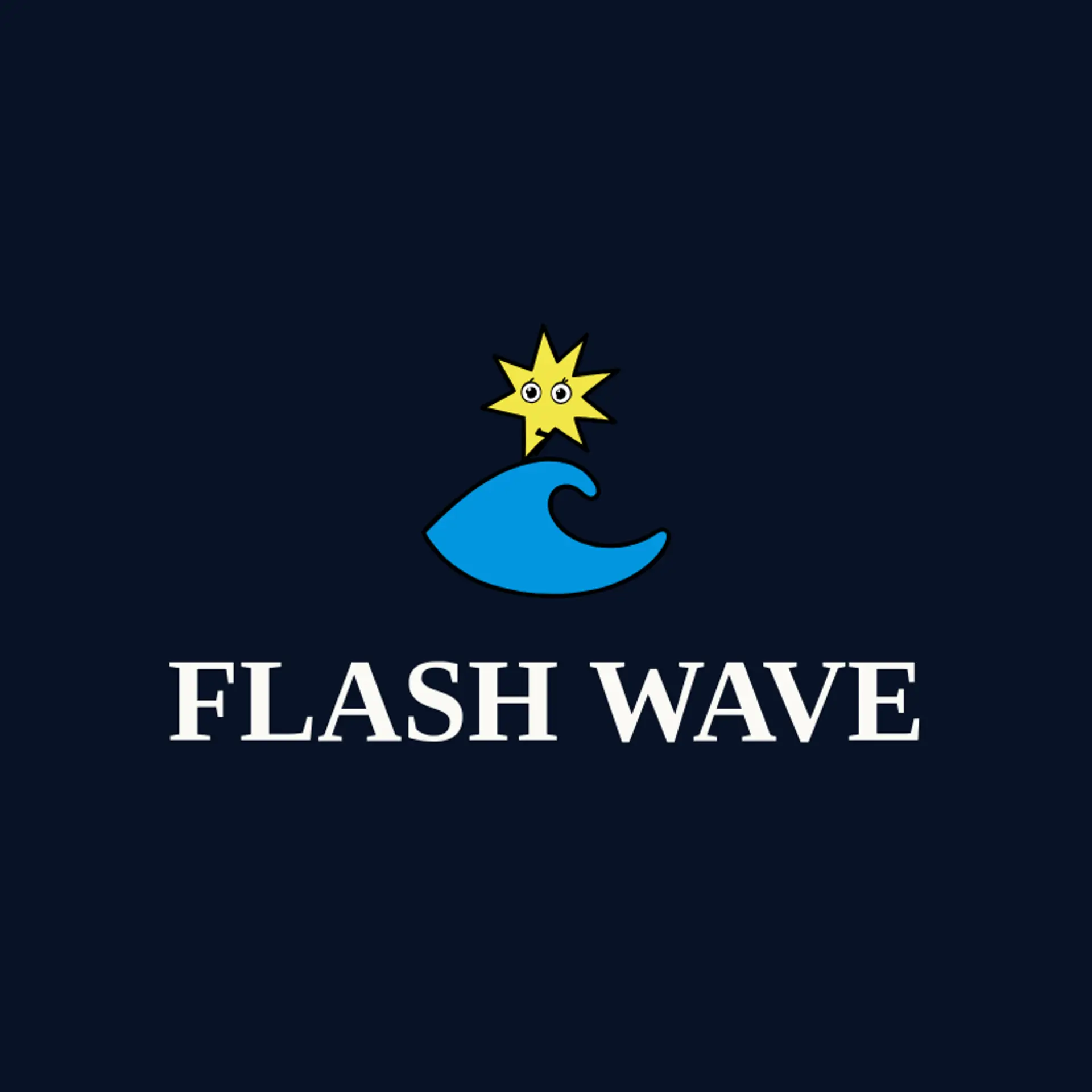 Flash Wave logo for flash