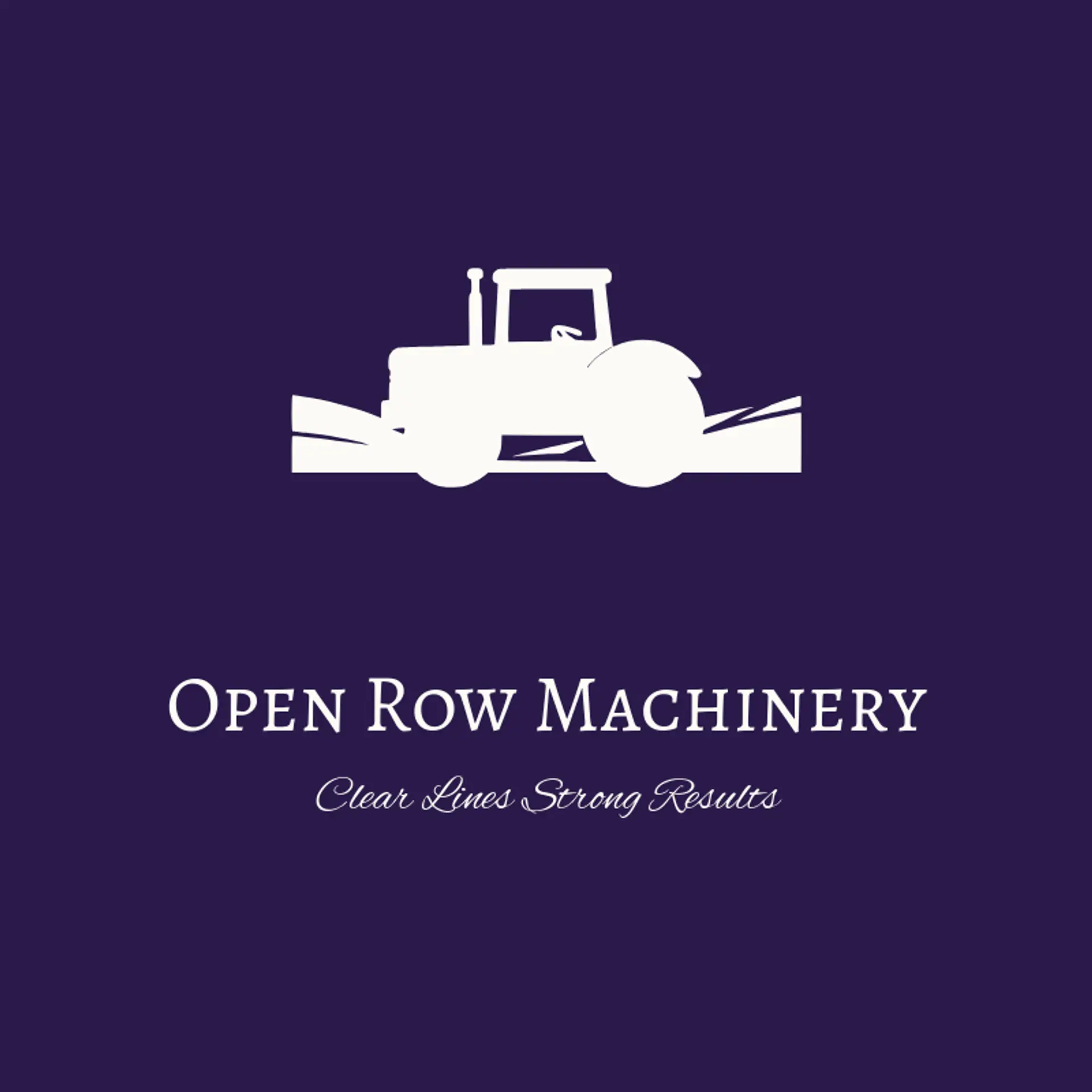 Open Row Machinery logo for tractor