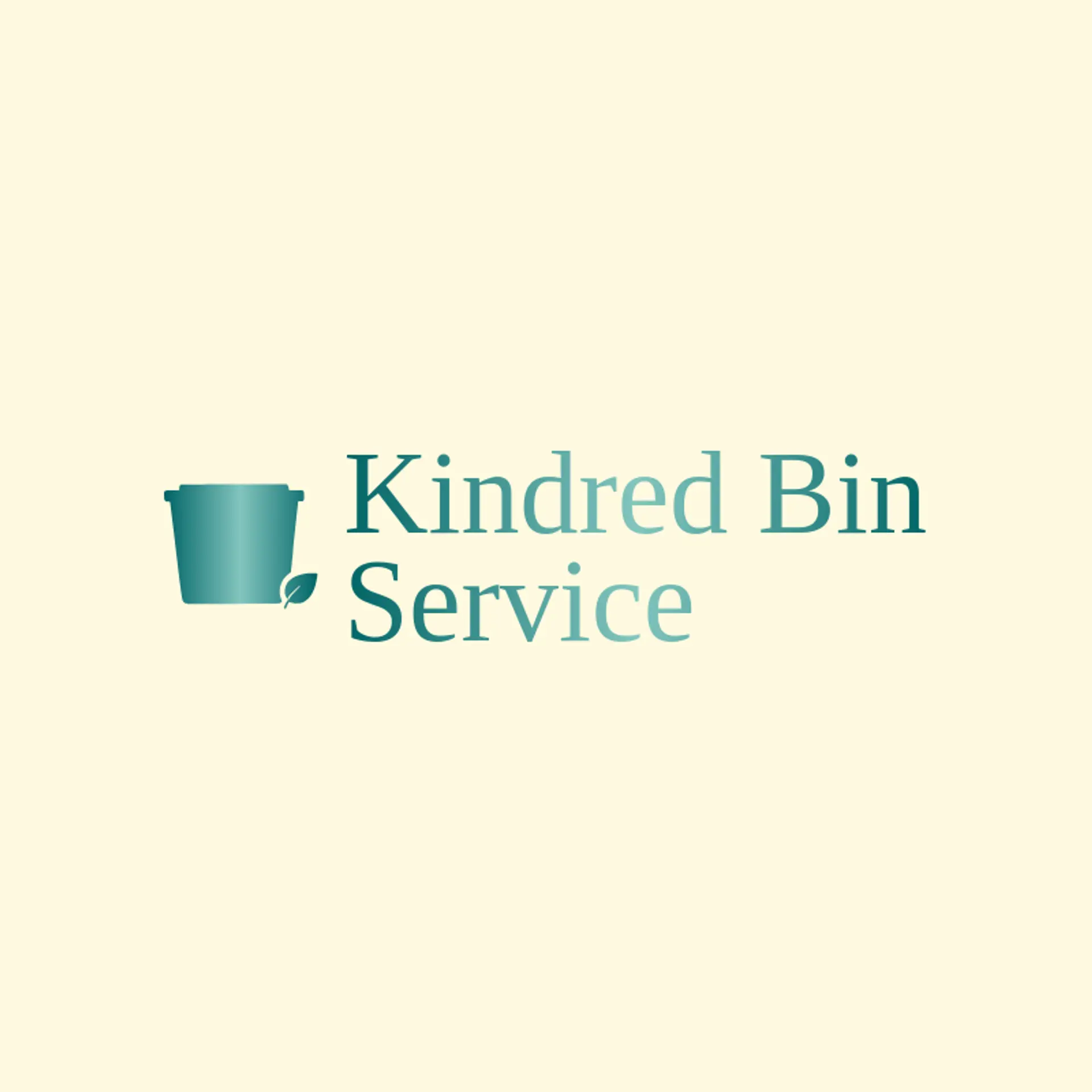 Kindred Bin Service logo for dumpster
