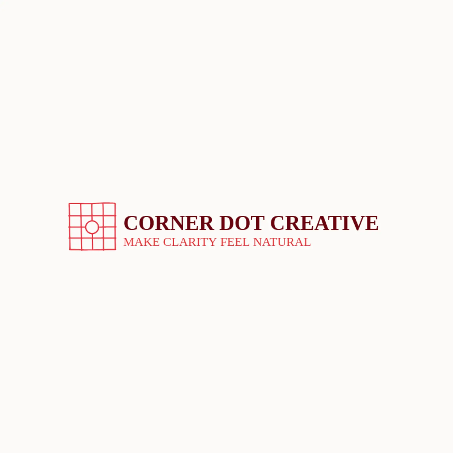 Corner Dot Creative logo for grid