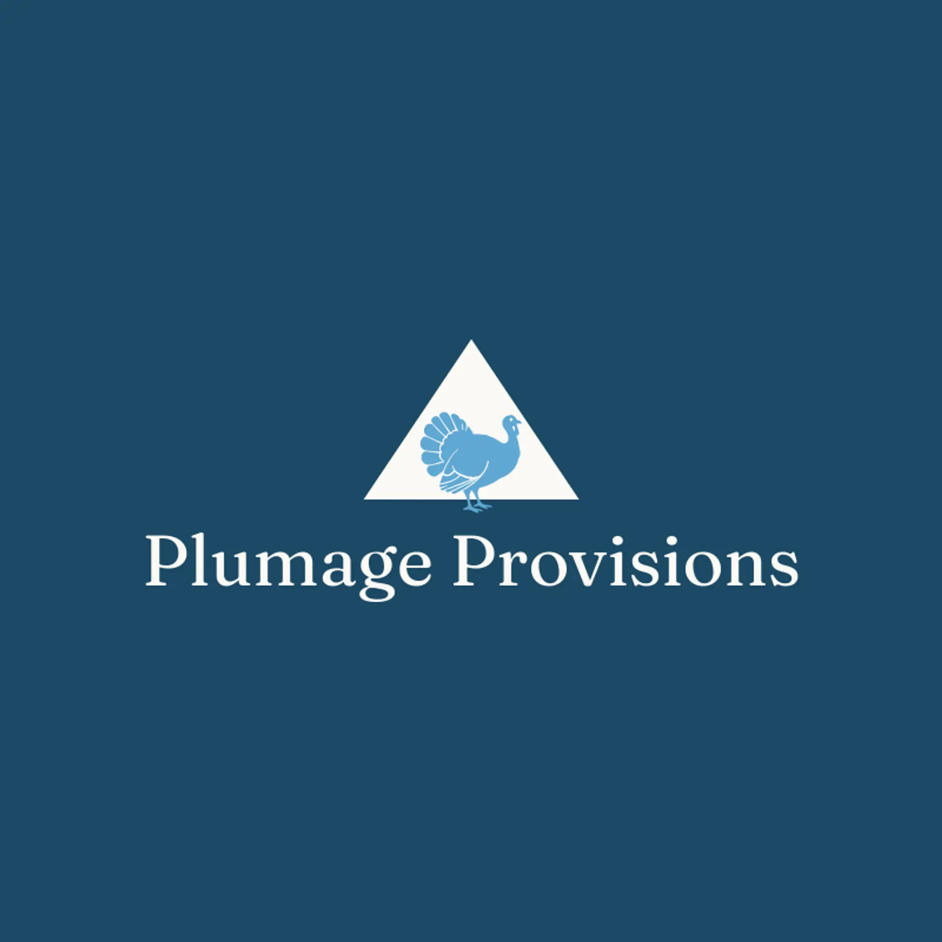 Plumage Provisions logo for turkey