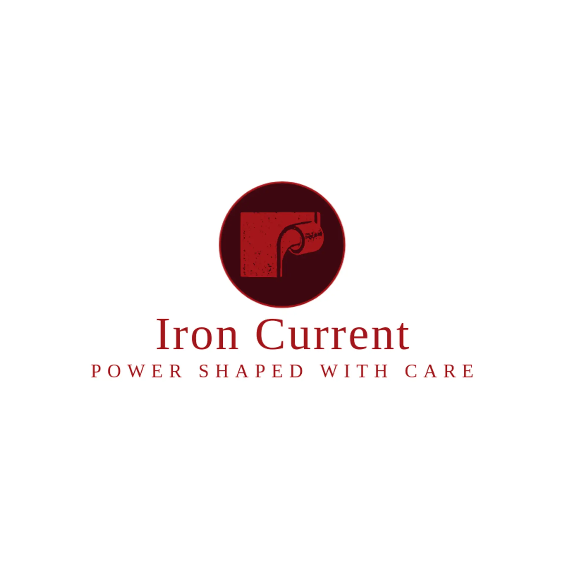 Iron Current logo for fabrication