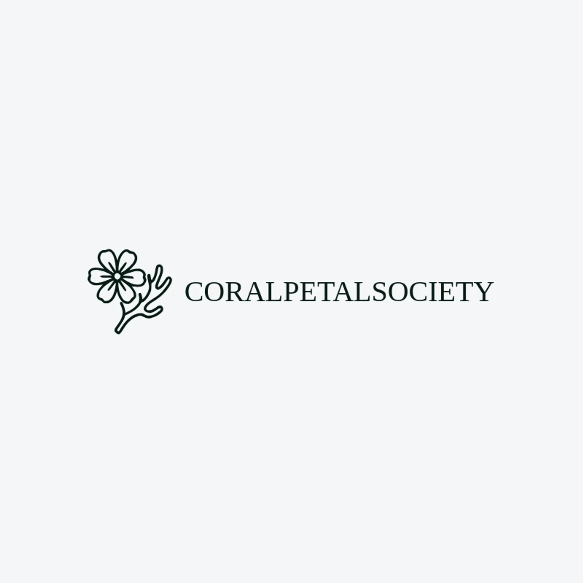 Coral Petal Society logo for blossom