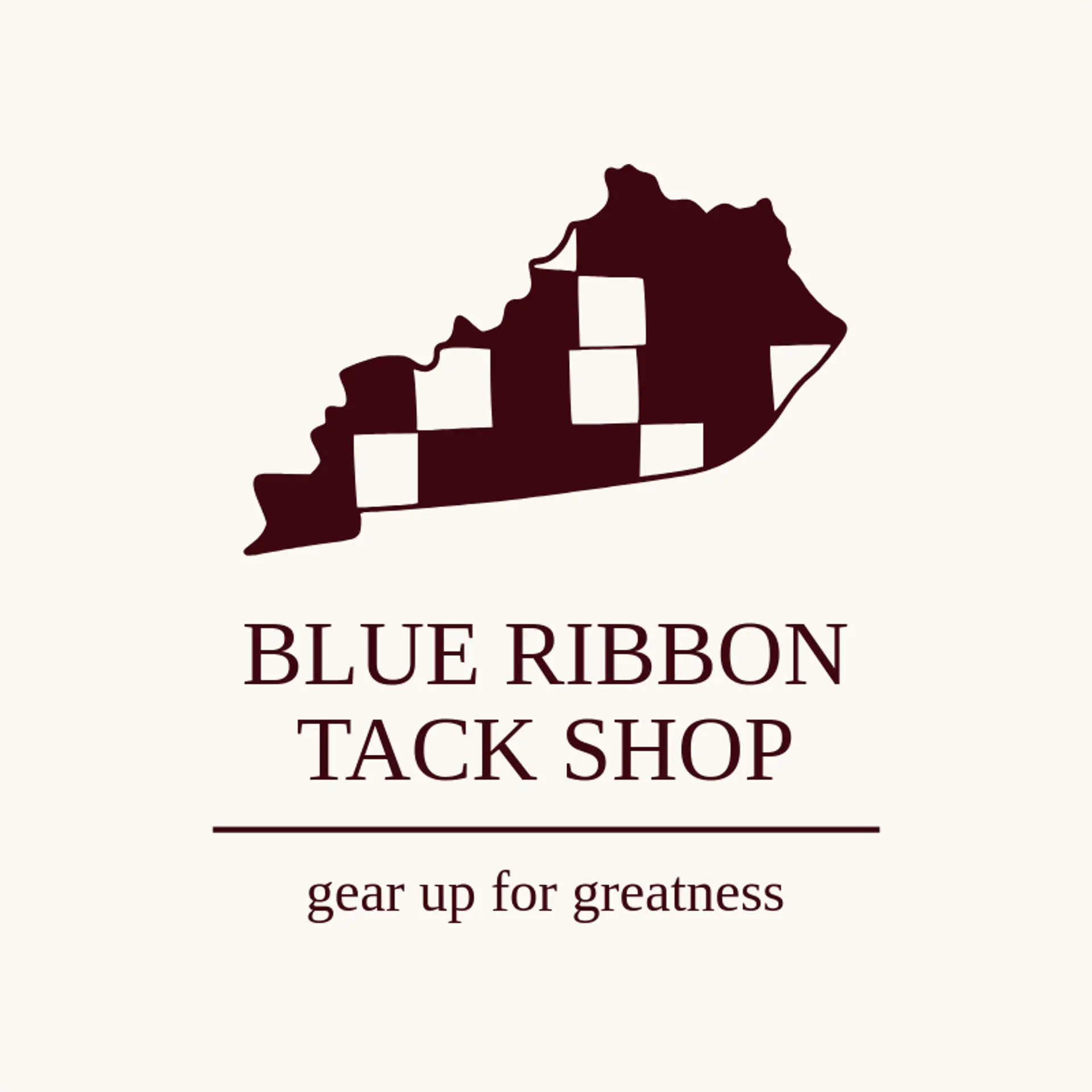Blue Ribbon Tack Shop logo for kentucky